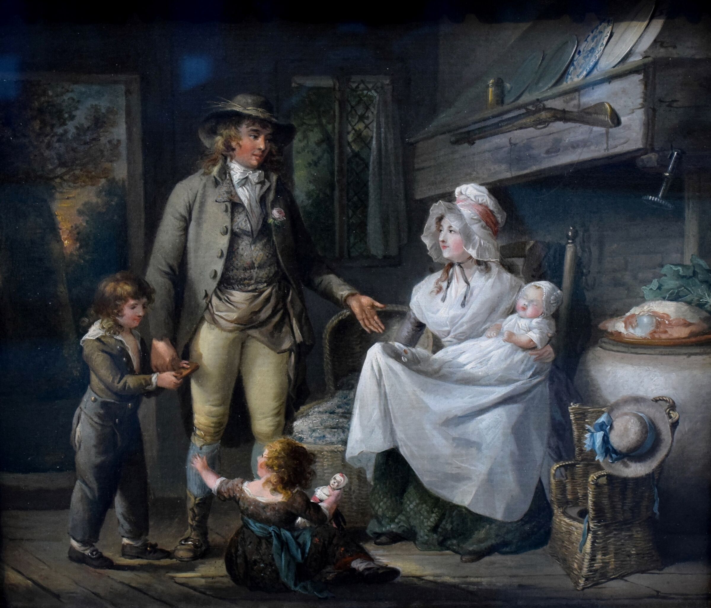 George Morland "The Comfort of Industry" (1780)