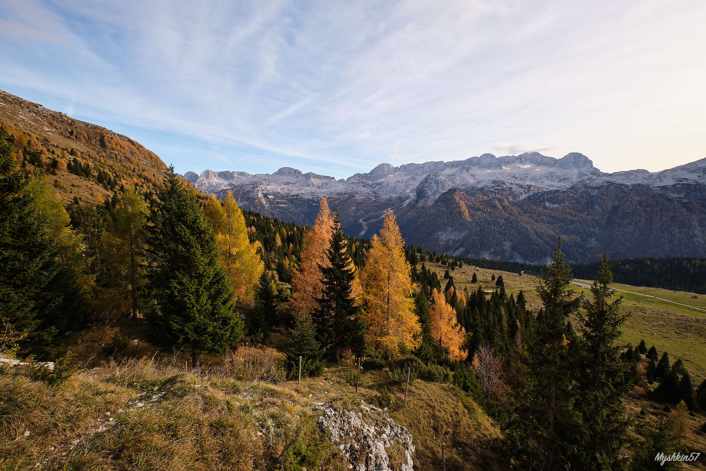 Autumn on the Montasio plateau