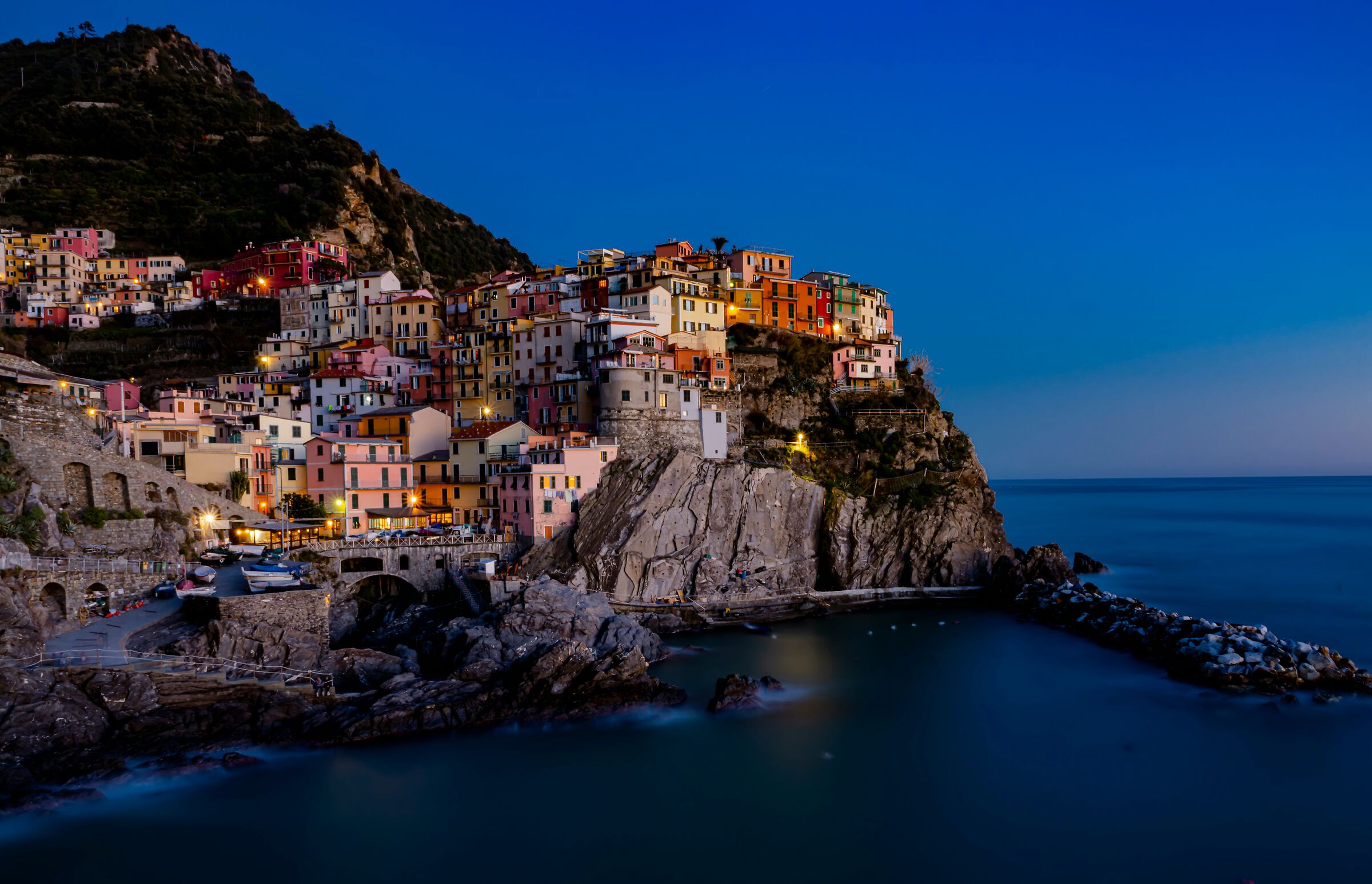 Manarola, blue hour