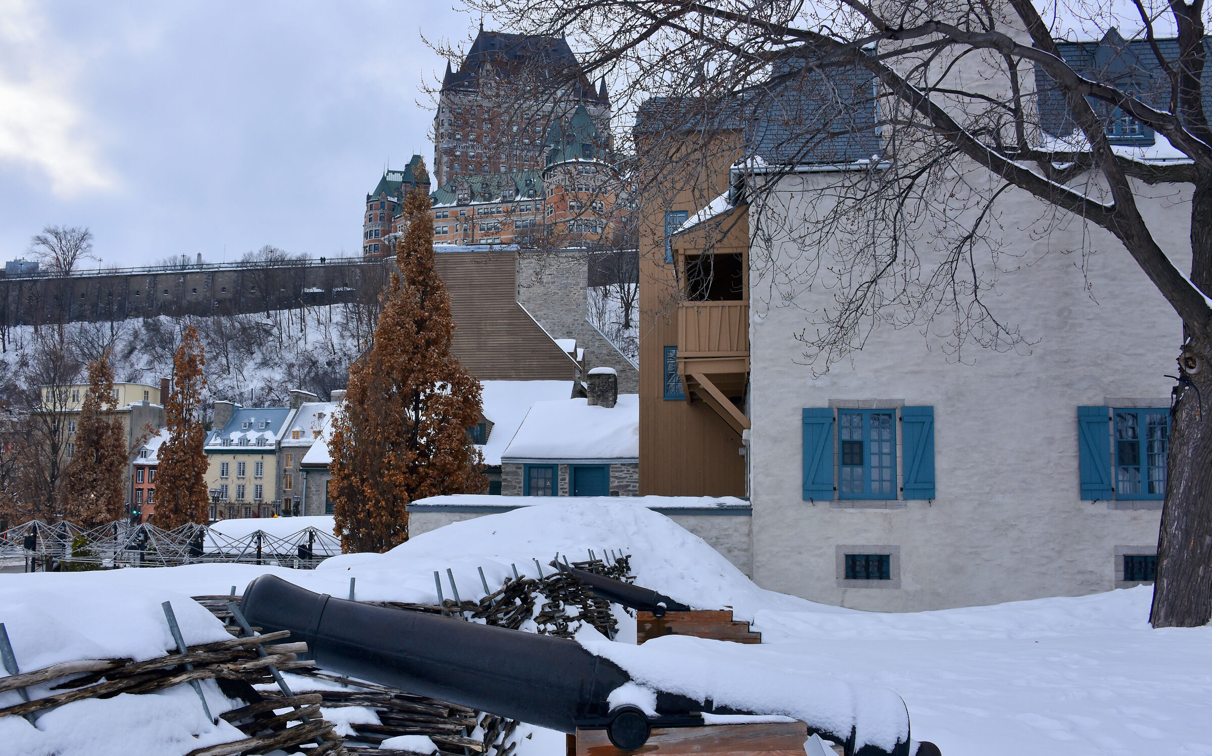 Petit-Champlain in Old Quebec "Winter"