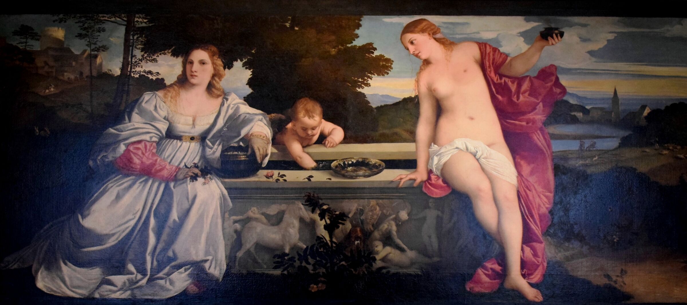 Tiziano Vecellio "Amor Sacro e Amor Profano" (1514...