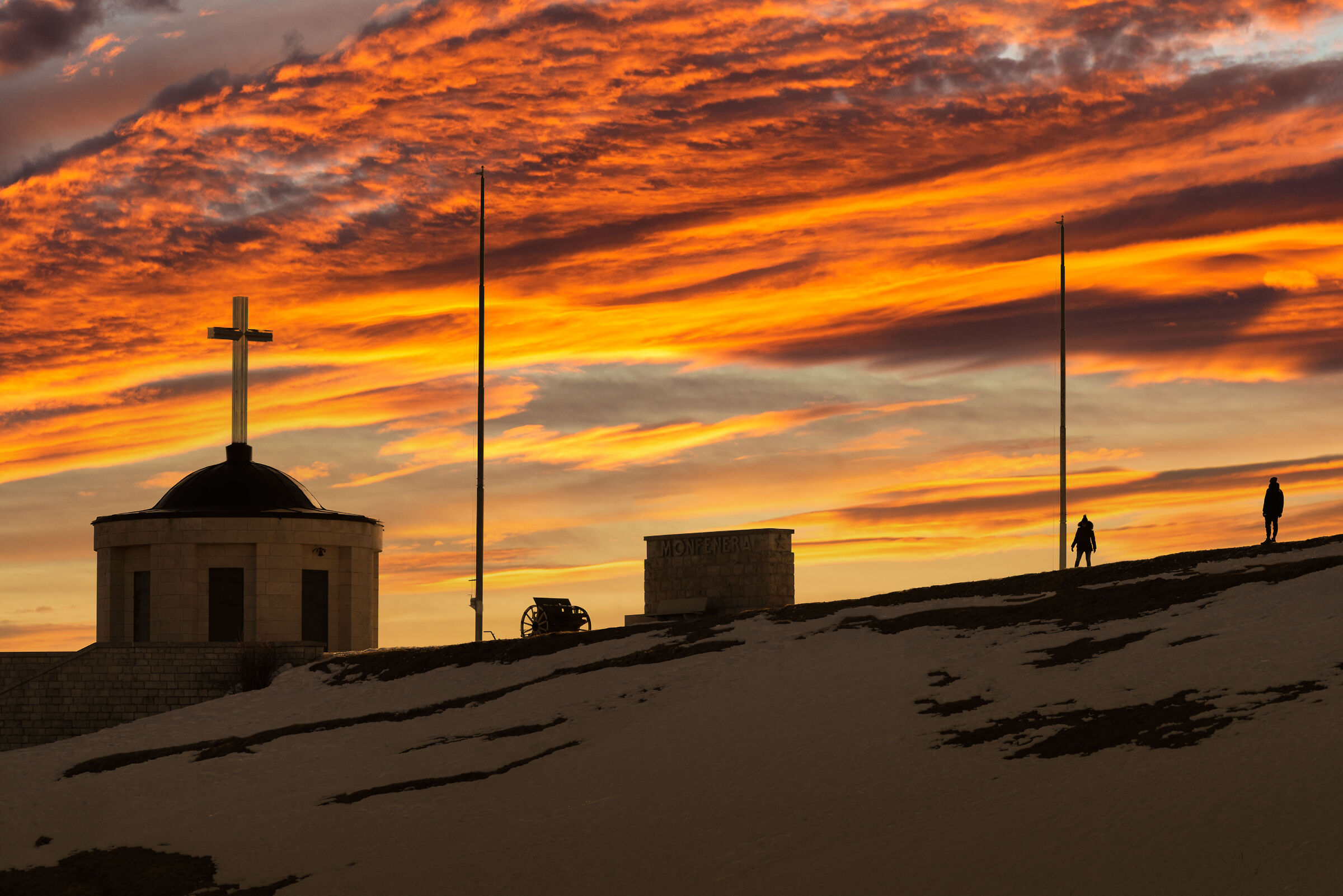 Sunset at Cima Grappa