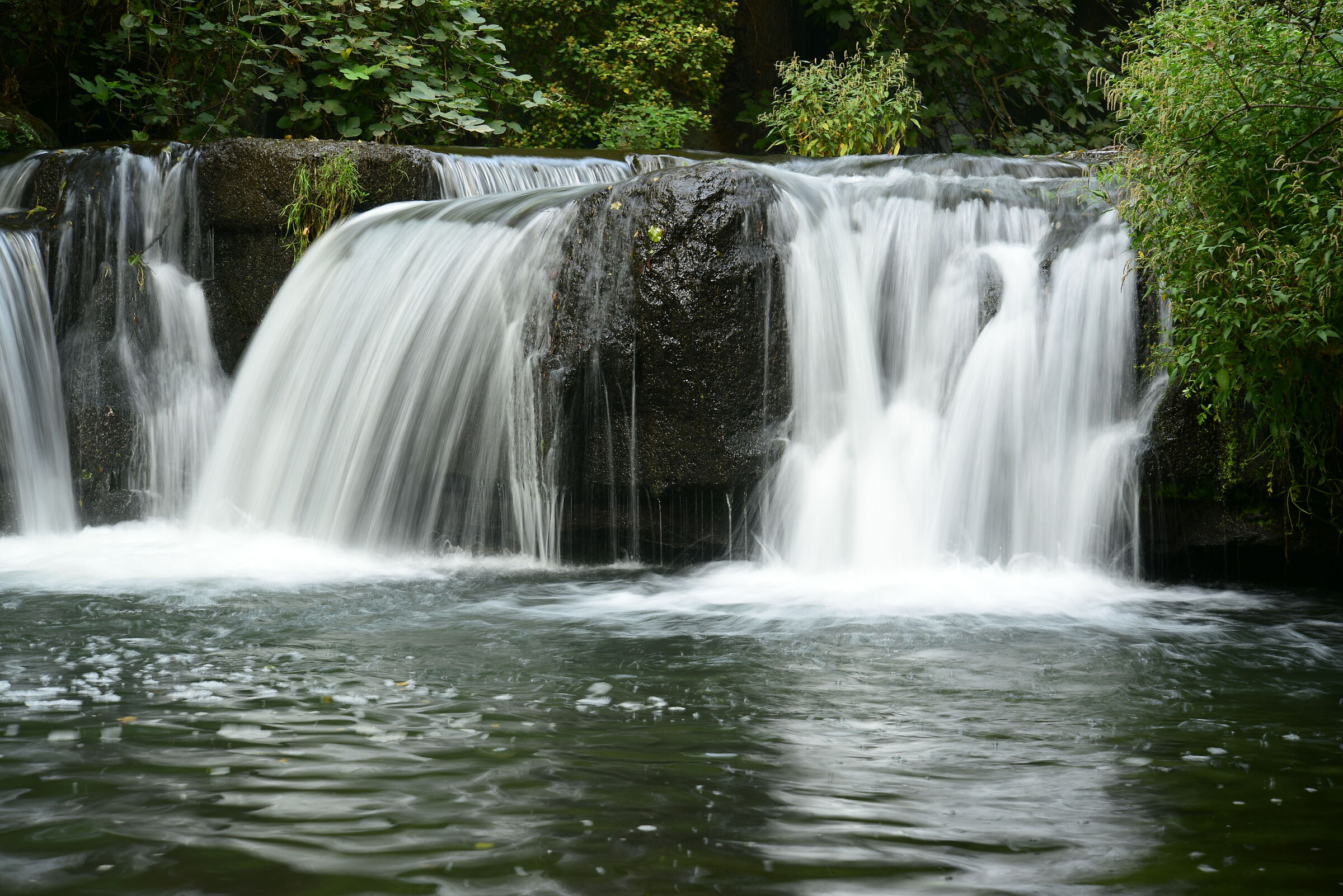 Particolare delle cascate di Monte gelato