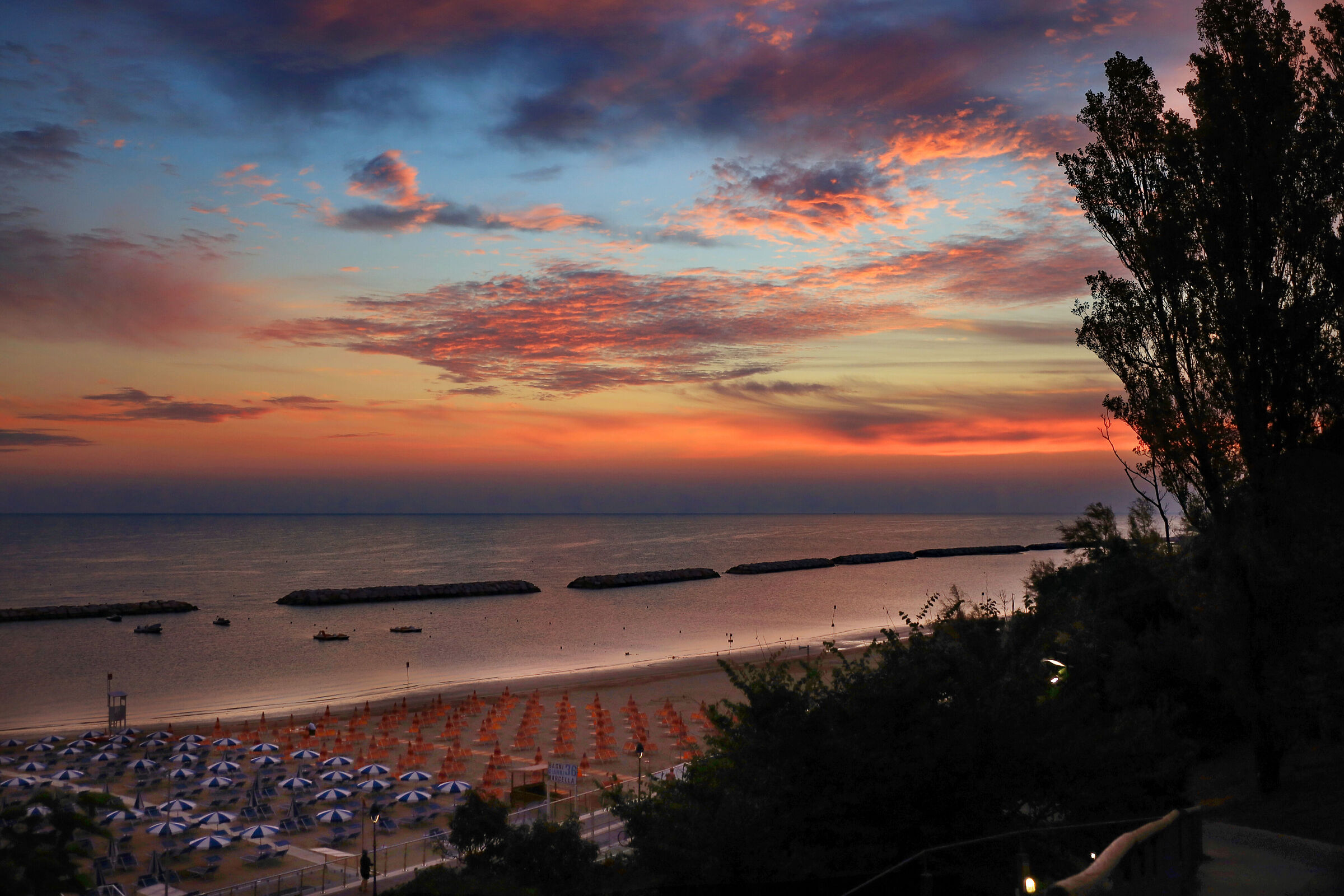 Camera vista mare