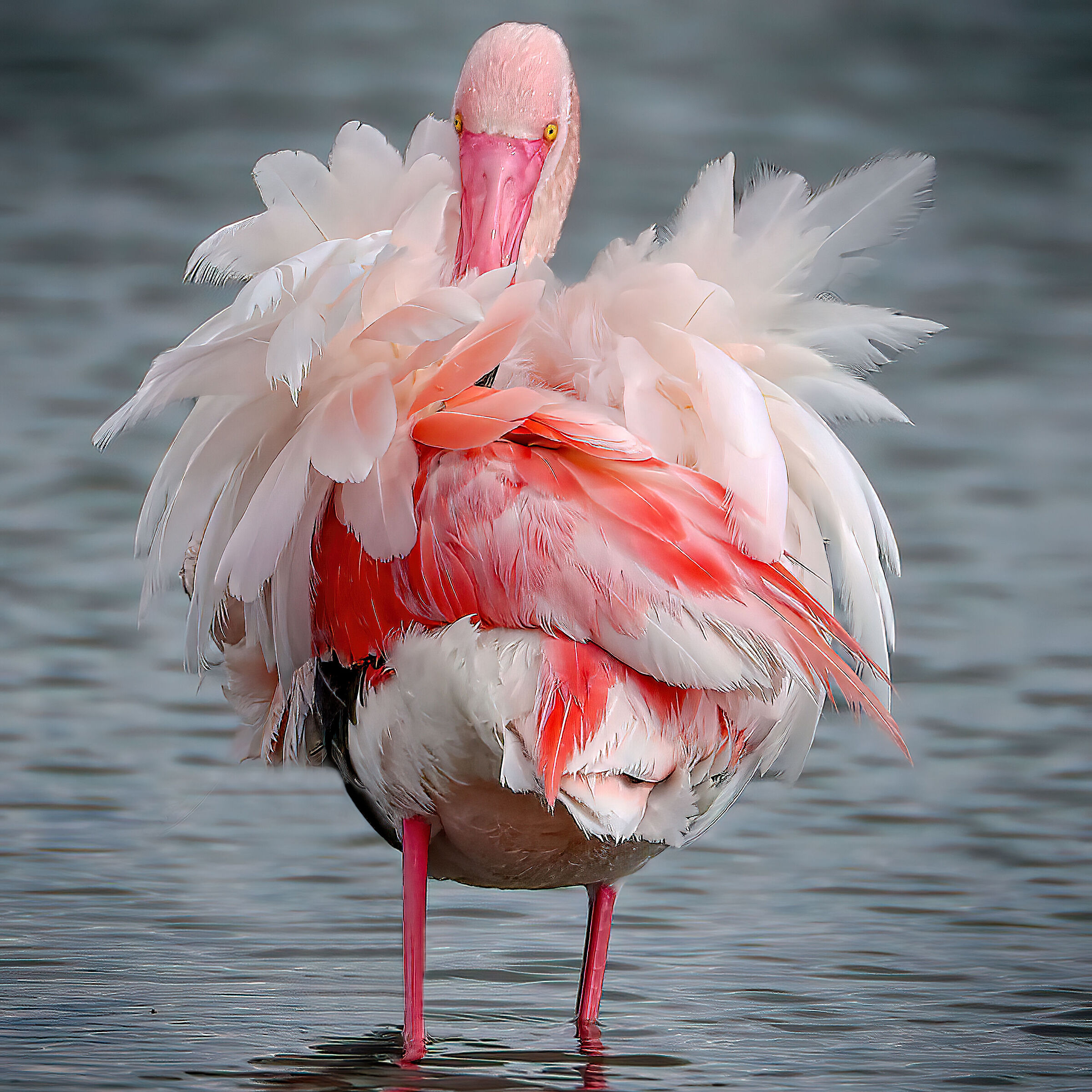 Pink flamingo