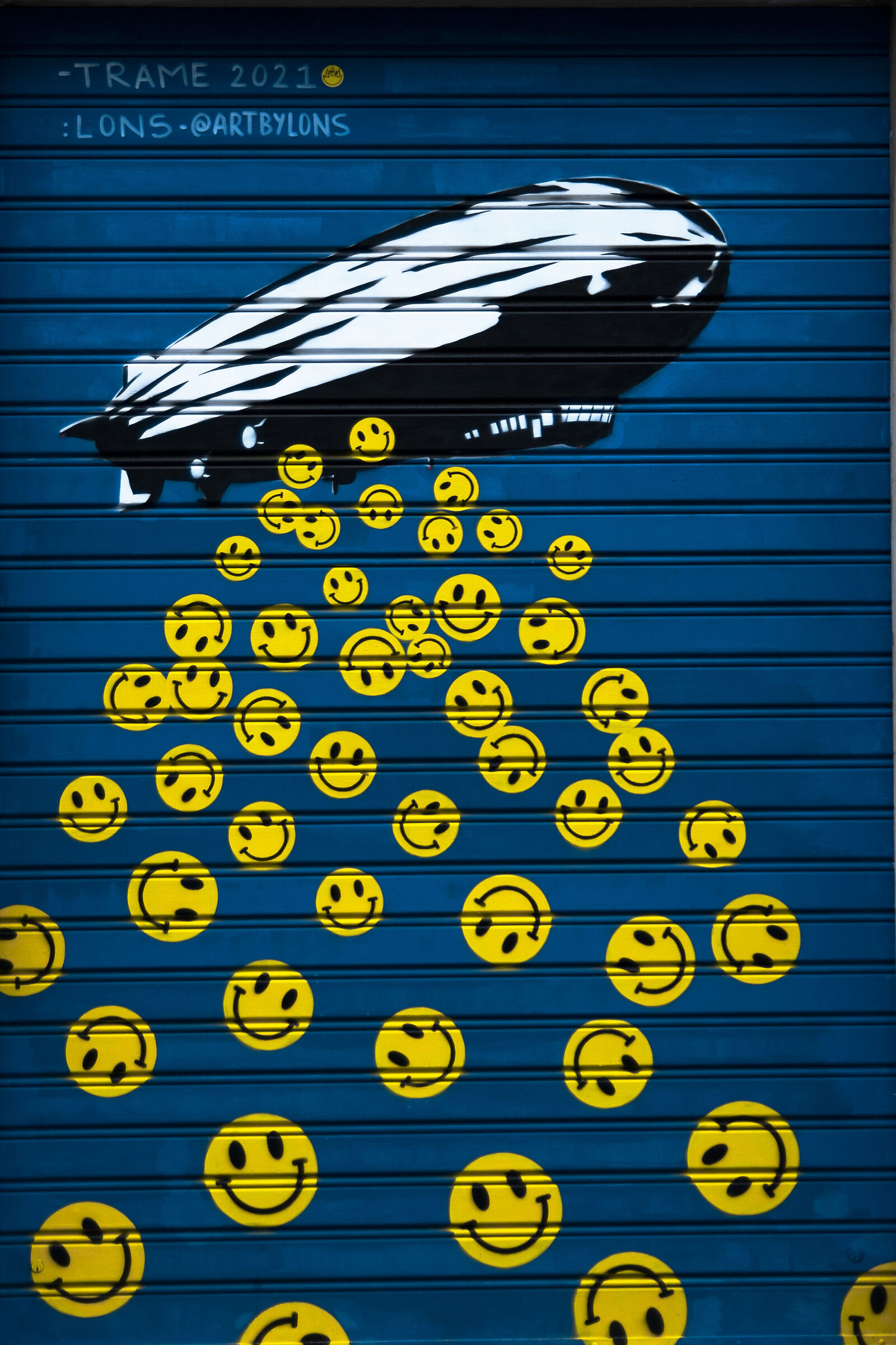 Murales su saracinesca