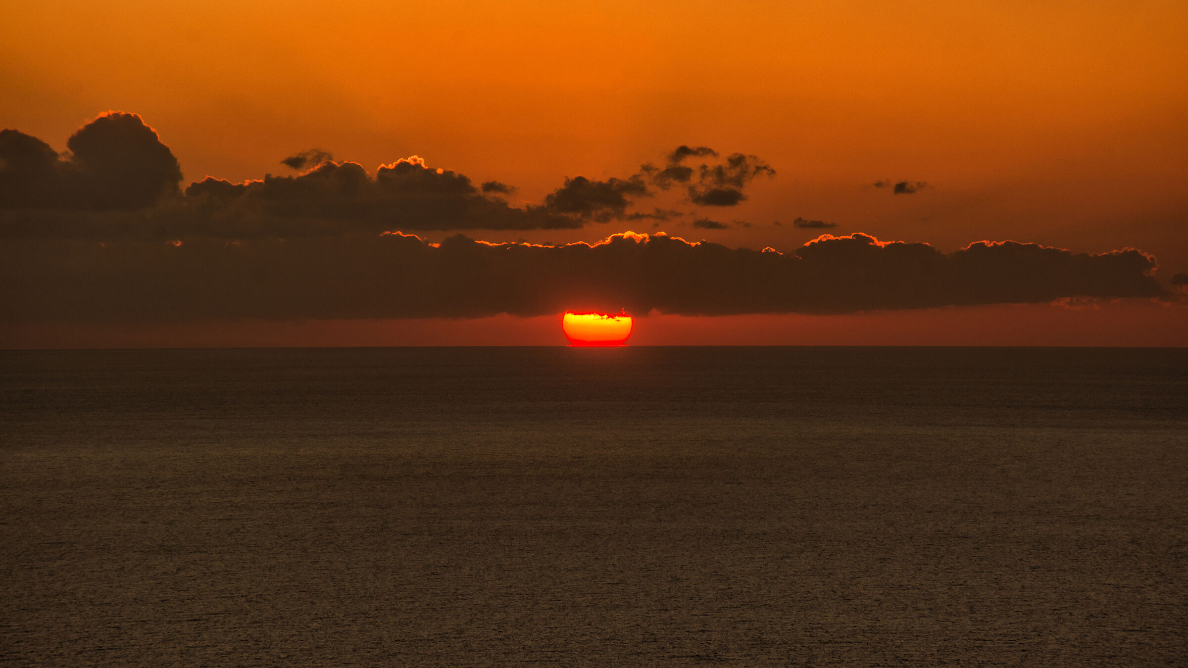 It's sunset time