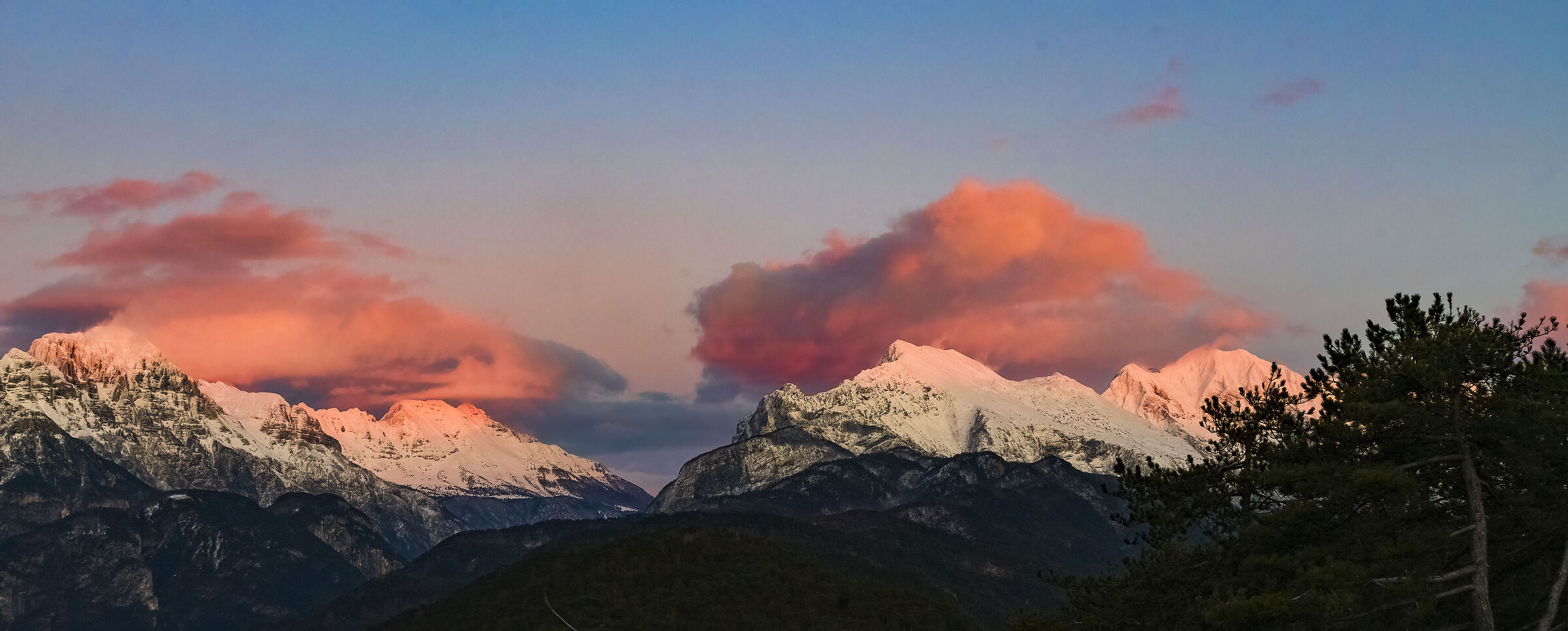Alpi Giulie Tramonto sul Canin