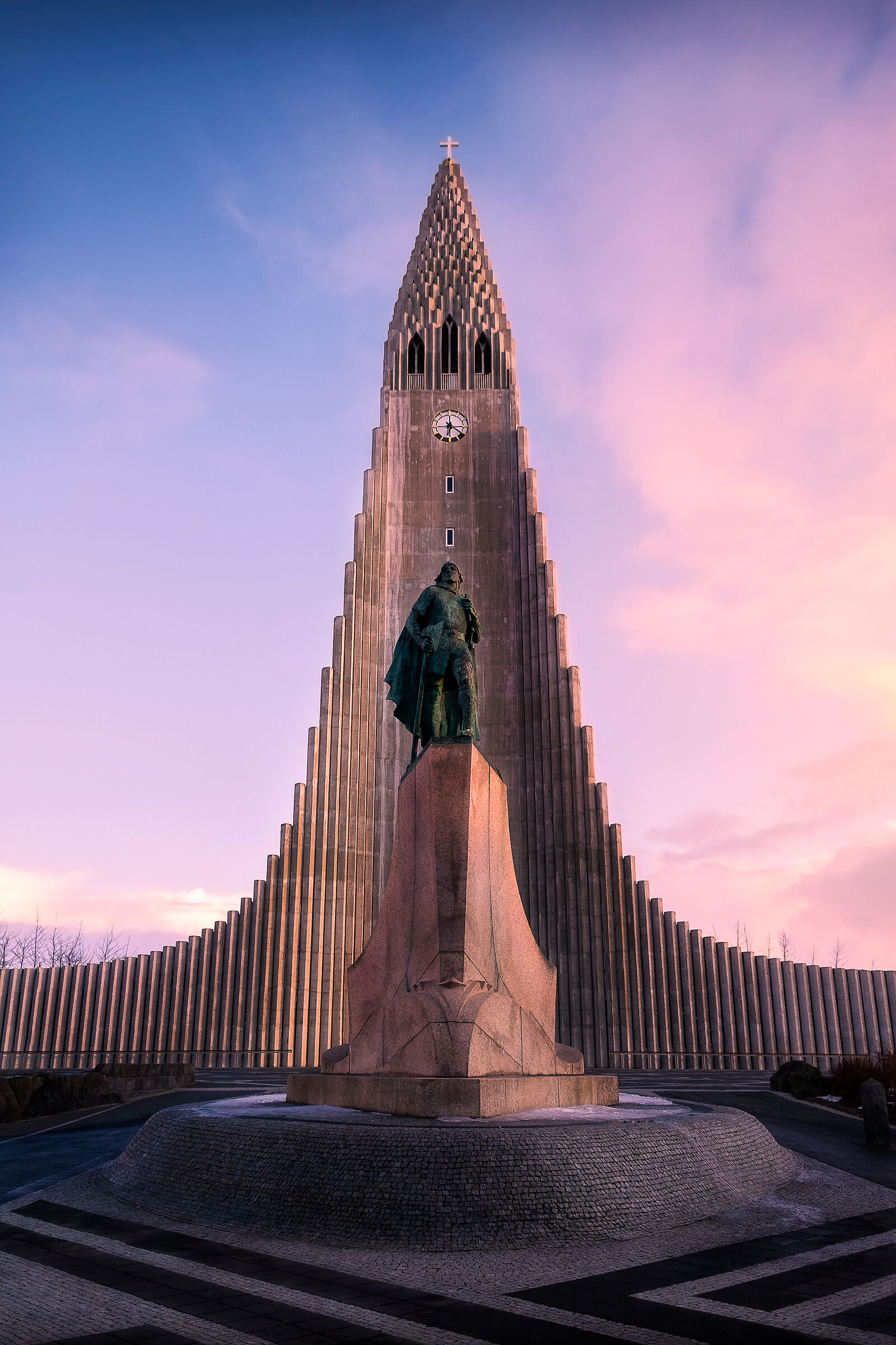 Sunset on Hallgrímskirkja