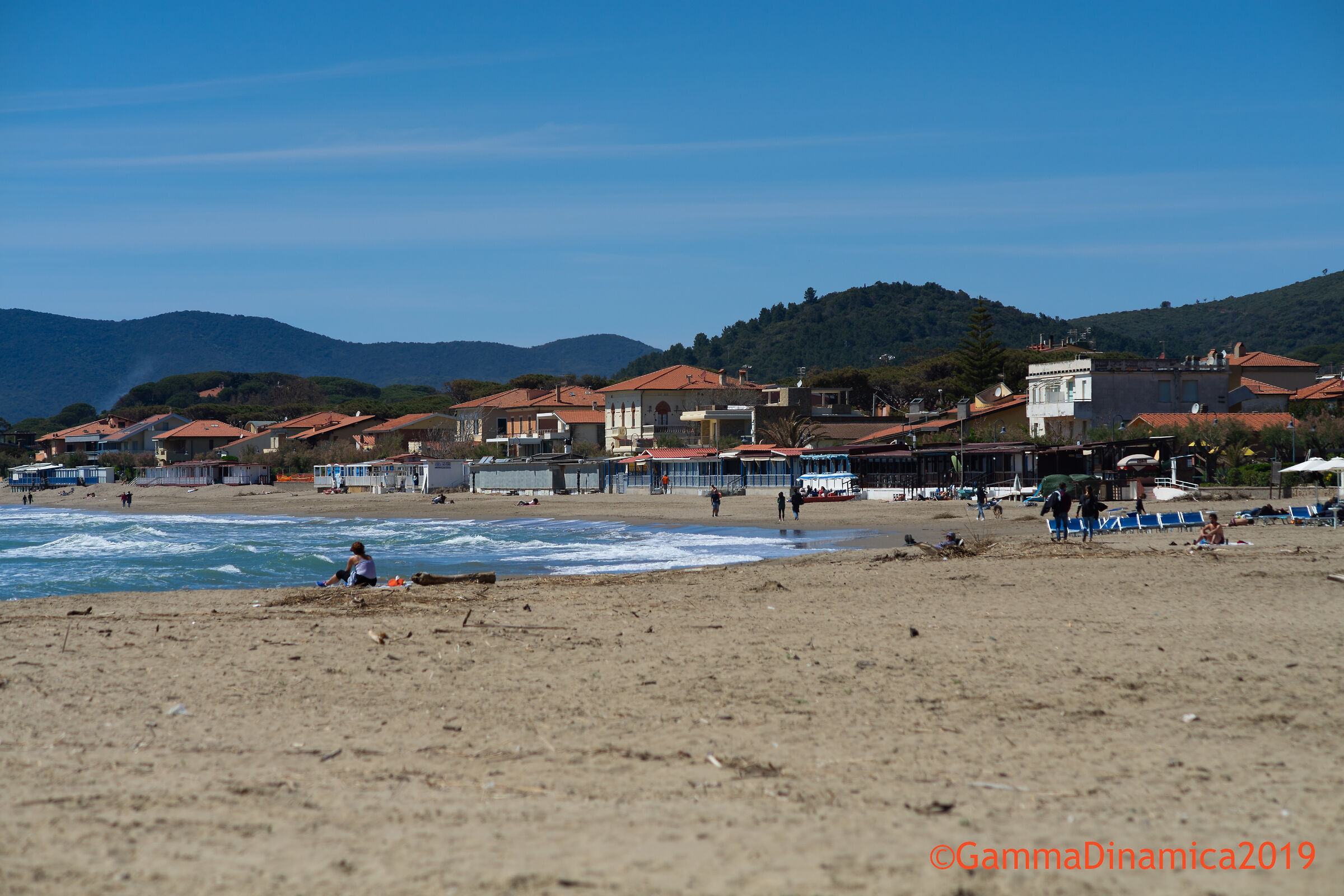 Wandering on the beach
