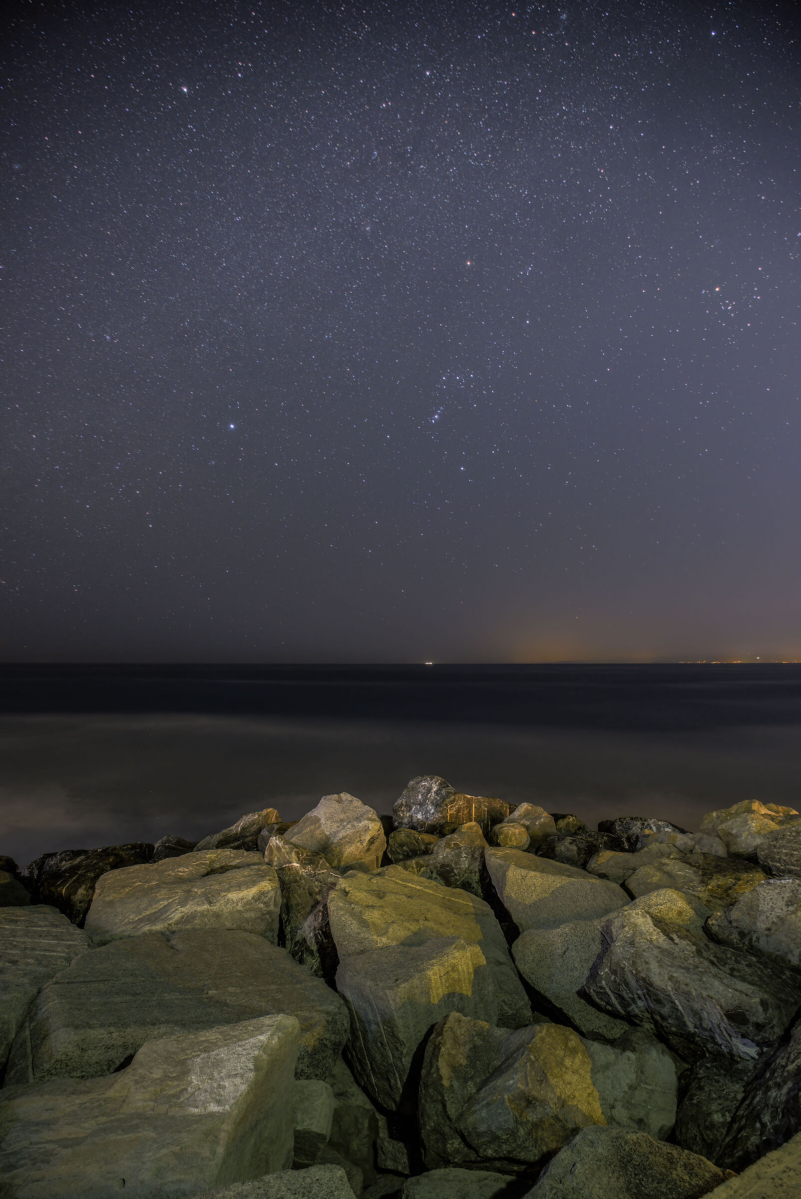Stellata dal porto di Camogli