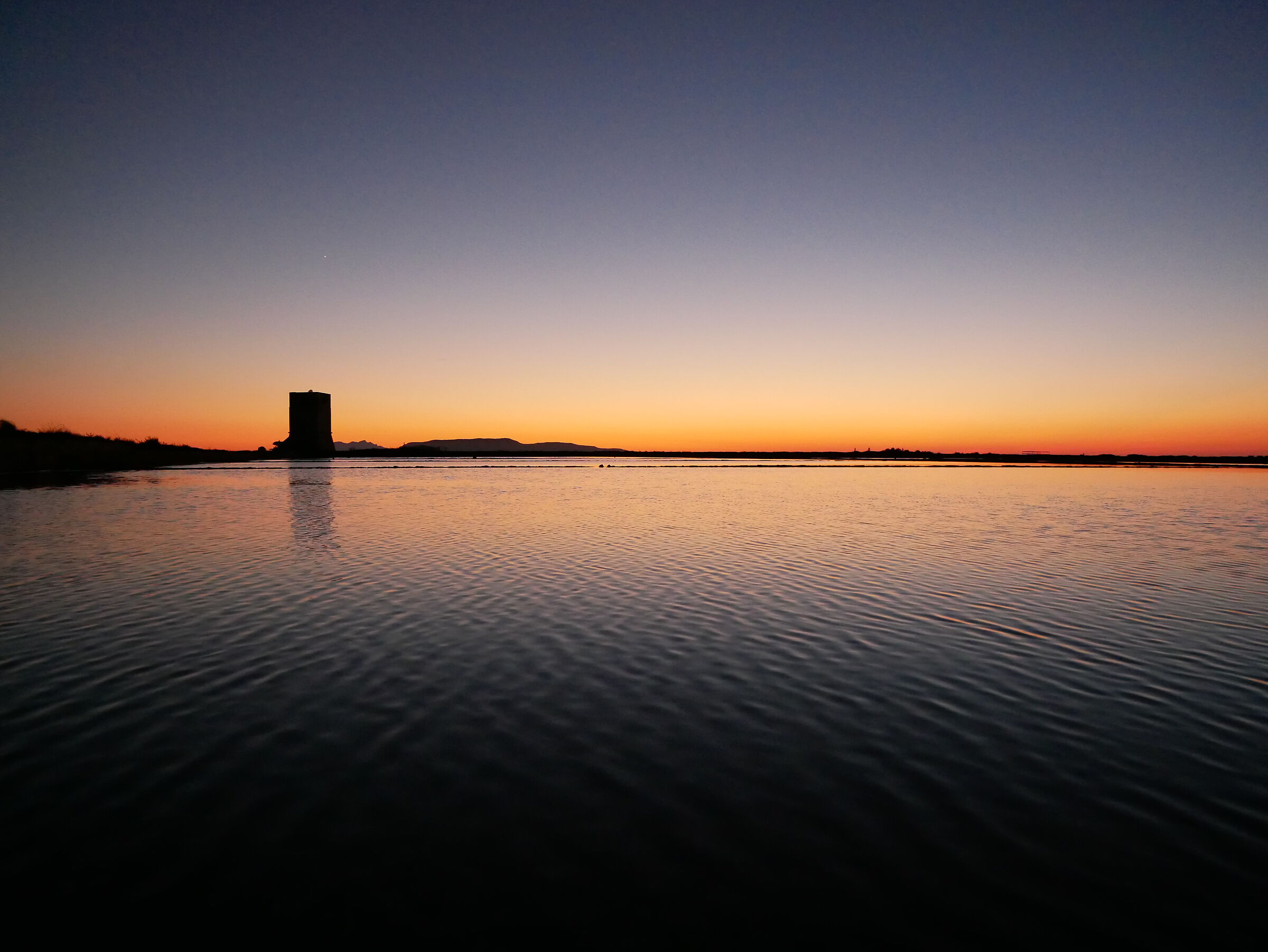 Tramonto sulle Saline di Trapani (Giugno 2021)