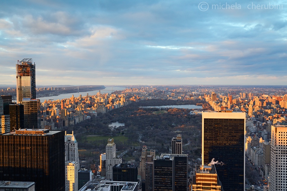 view of central park
