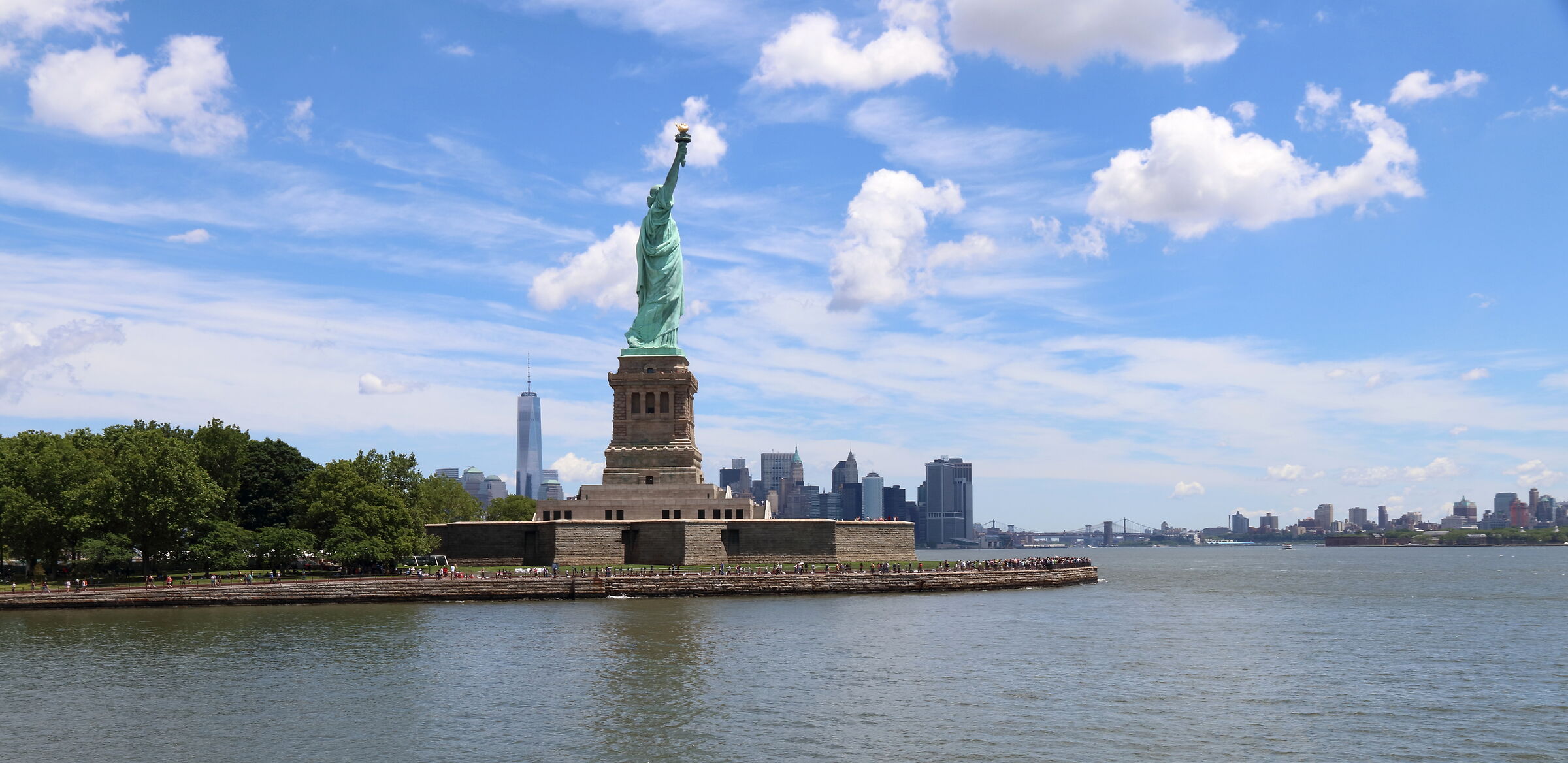 Arrival at Liberty Island (June 2018)