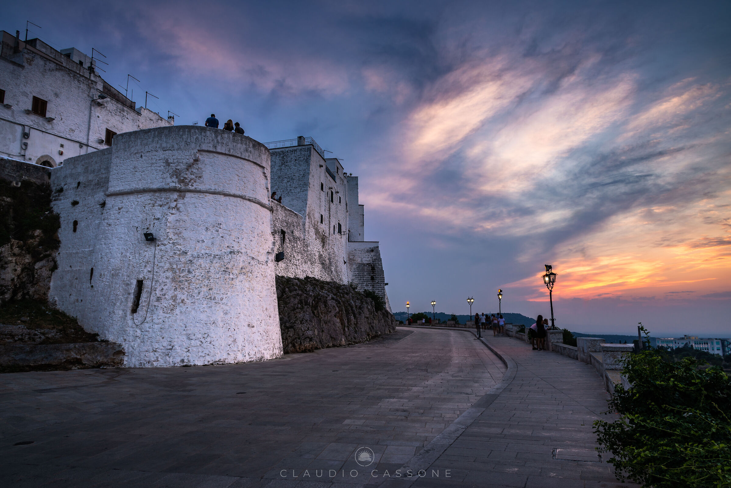 The White City at sunset