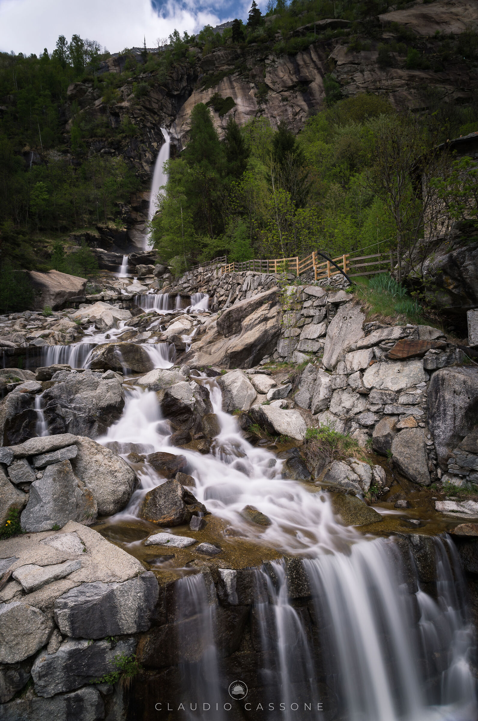 The waterfall of Noasca