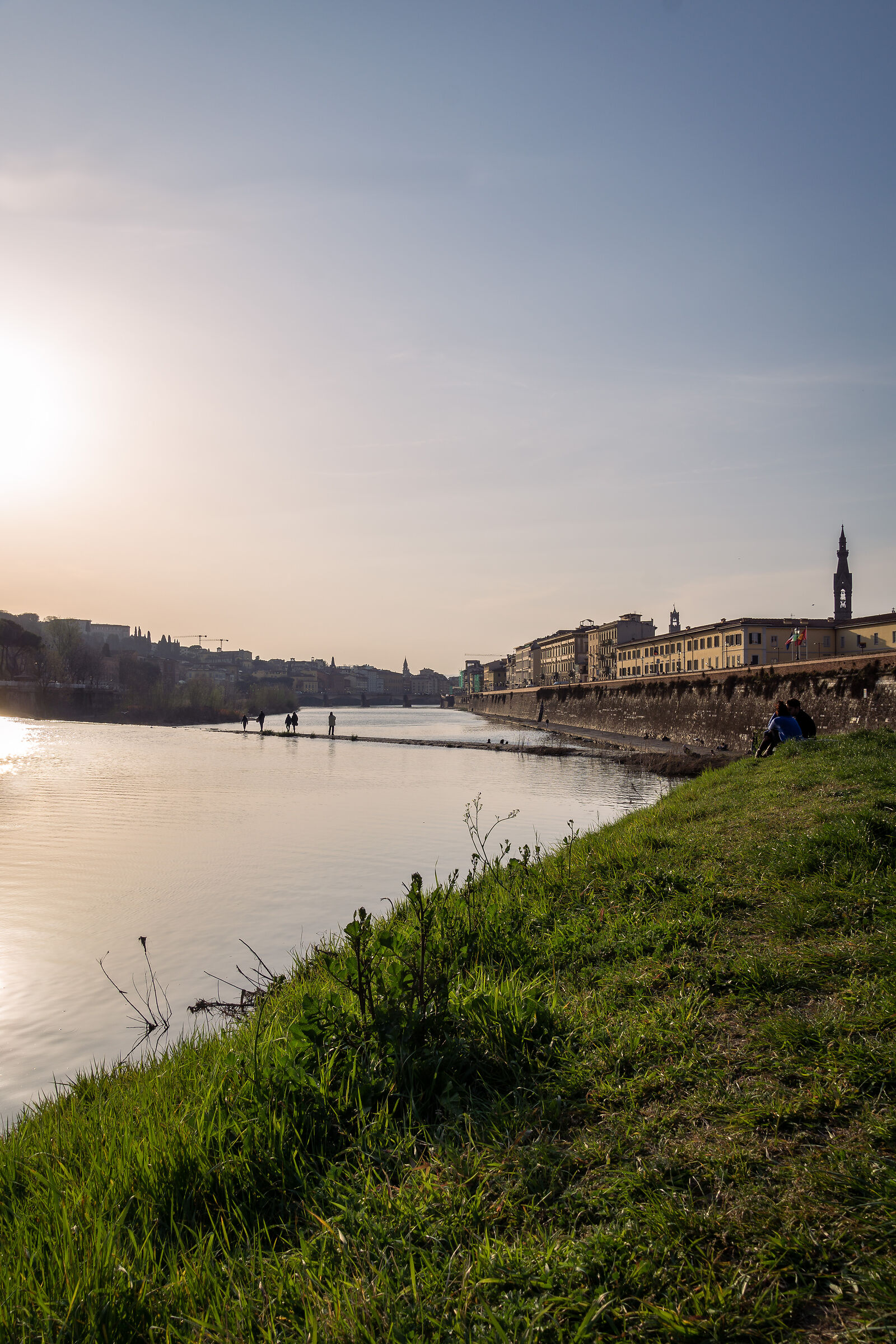 Tramonto sull'Arno