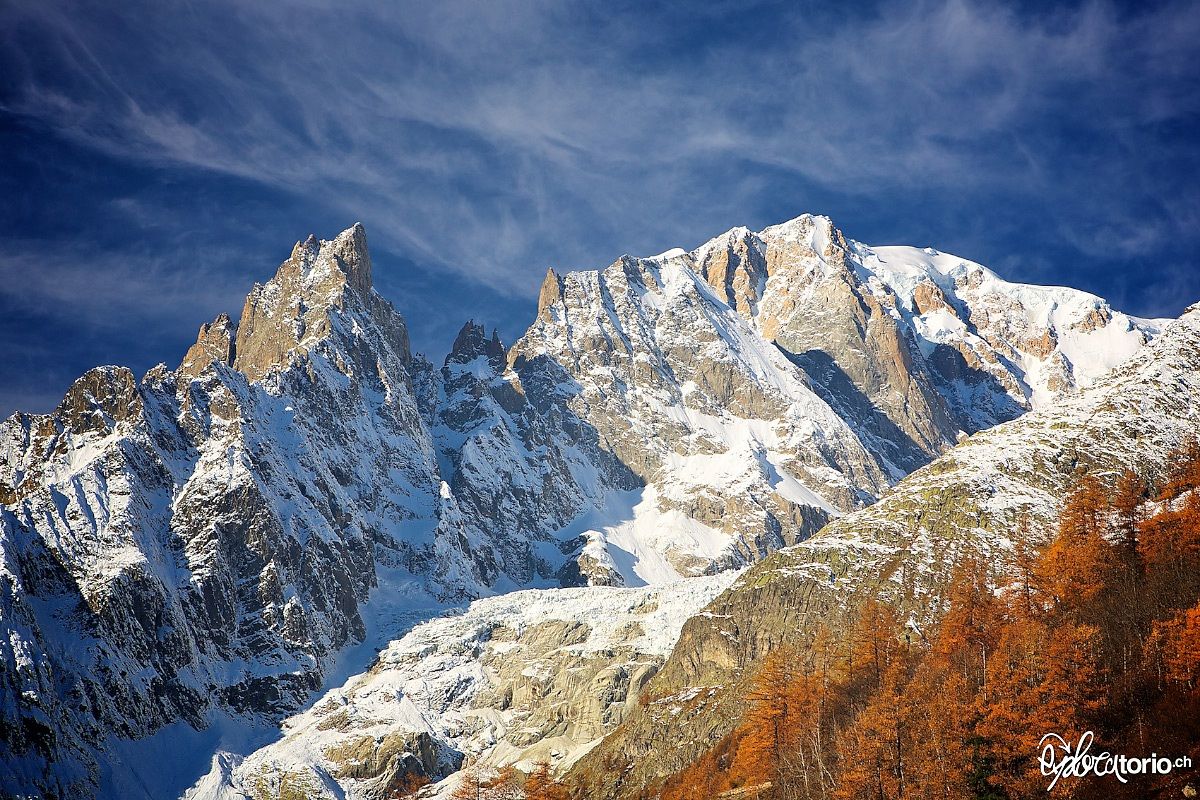 The charm of the Mont Blanc
