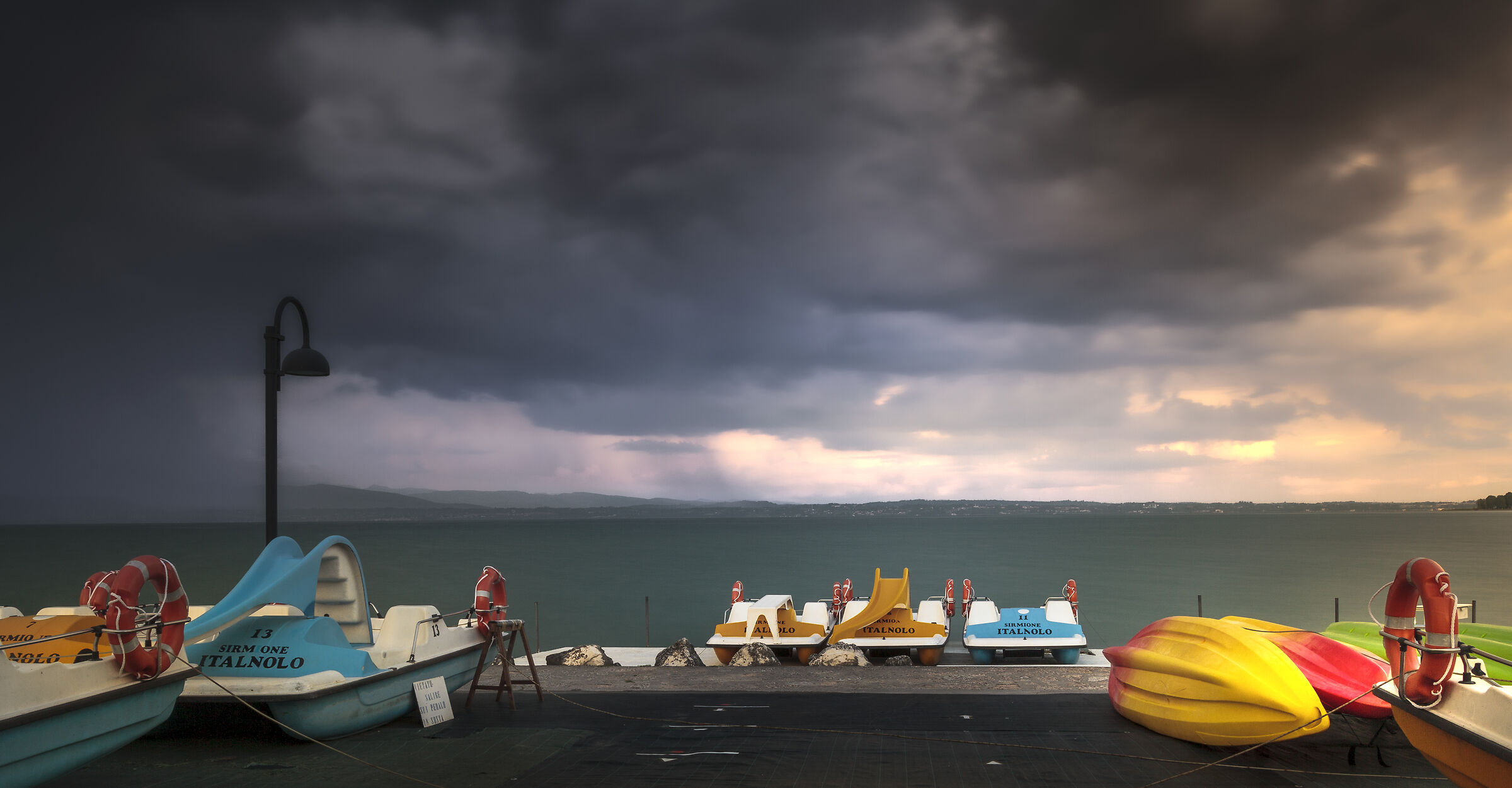 Thunderstorm coming to Sirmione