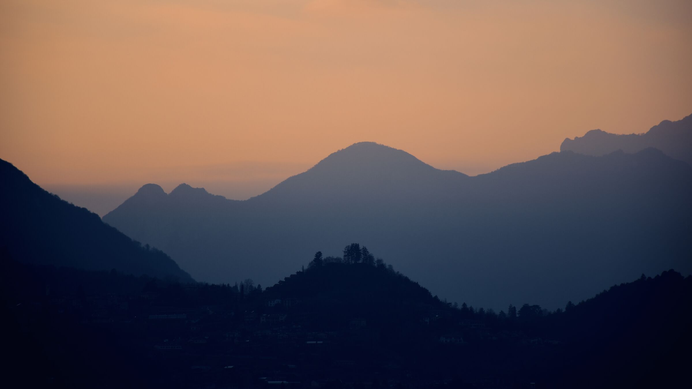 Behind the sunset
