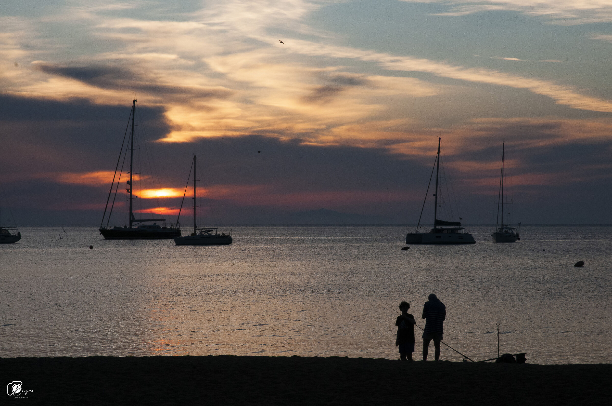 Pesca in riva al mare