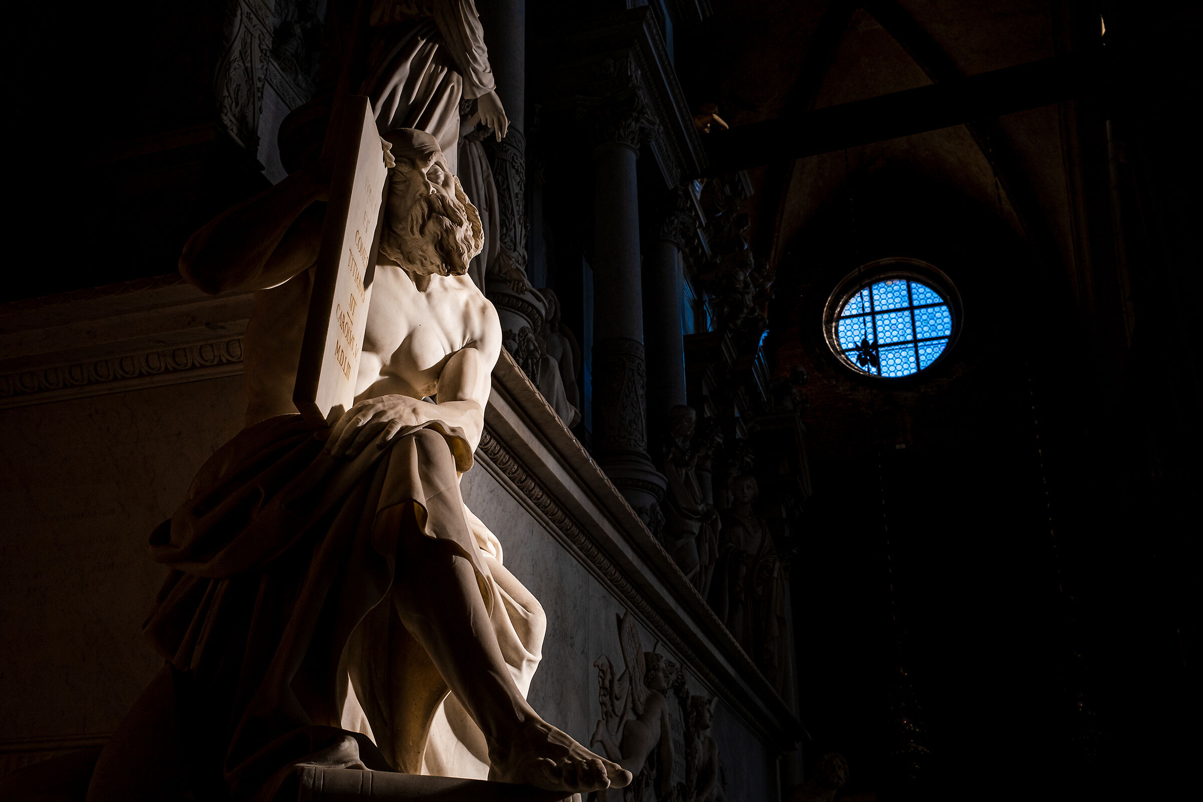 Given the historical period, it is better to go to the churc...