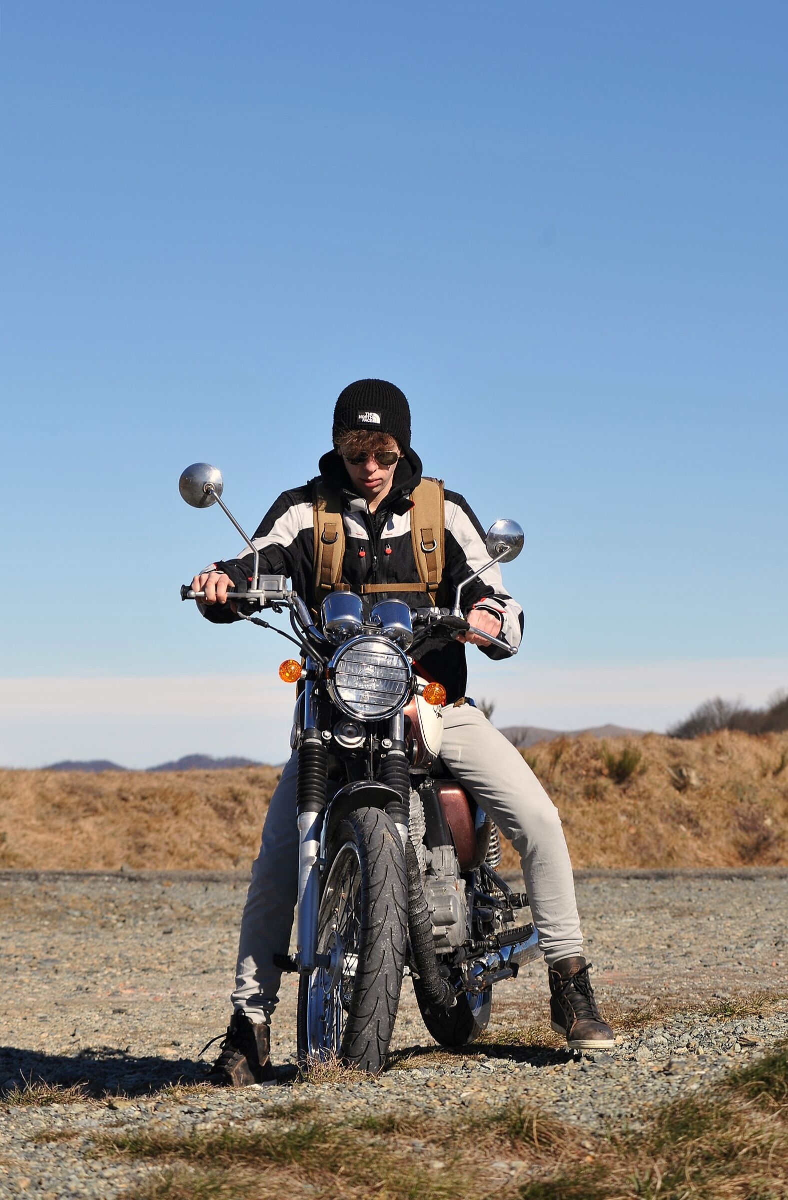 Prova della moto usata