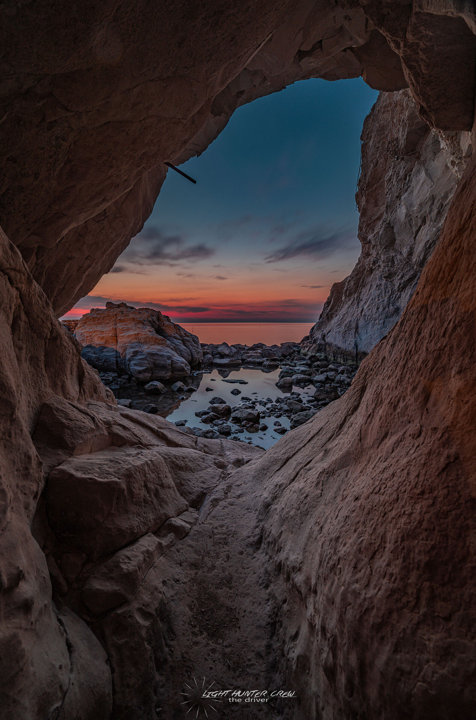 Le prime luci dell'alba a Grotta Urbani