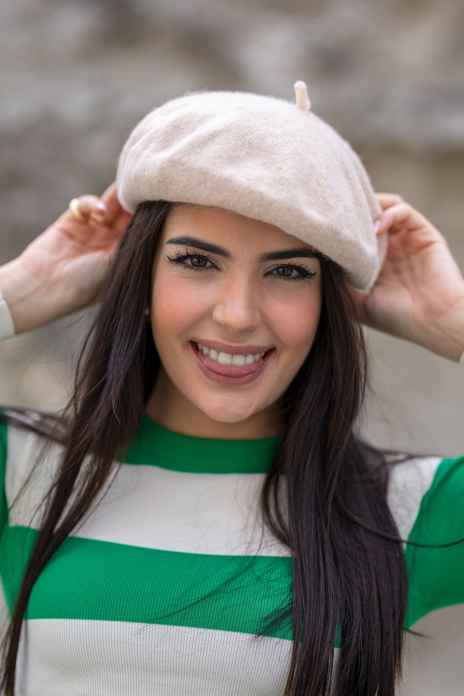 The tongue and the cap