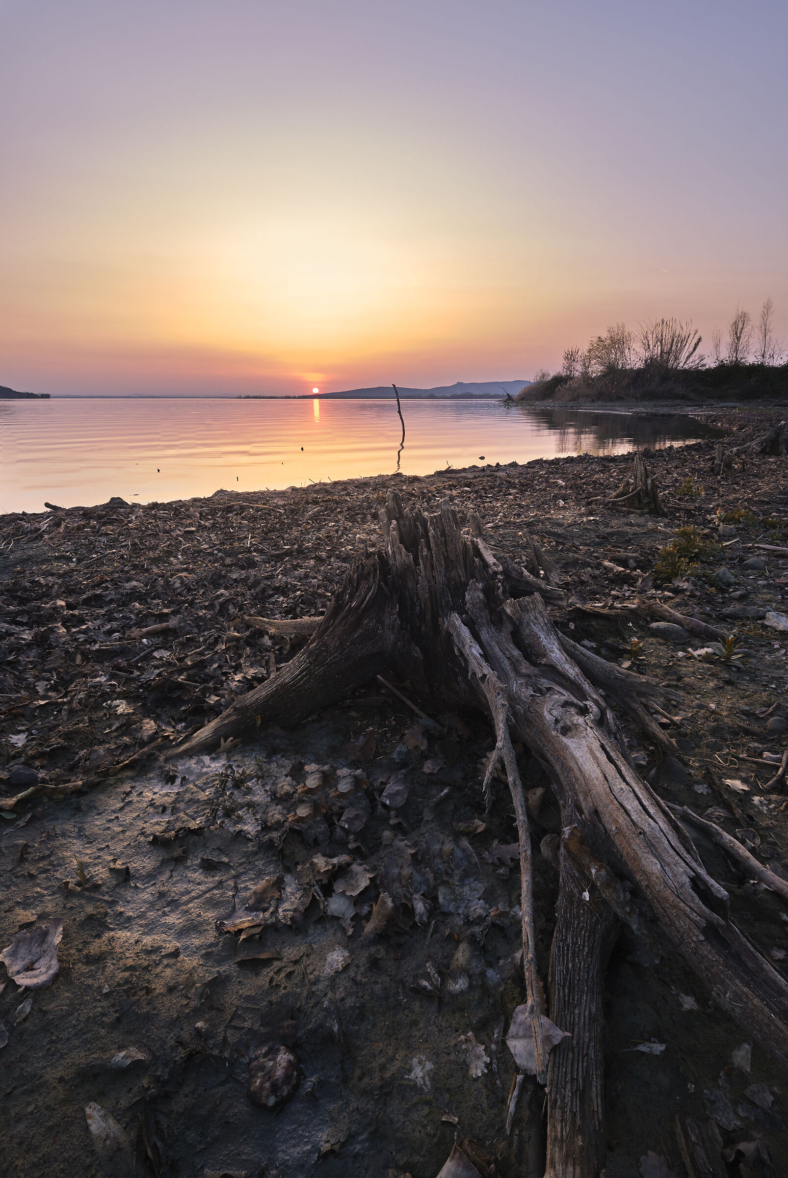 Sunset on the Trasimeno