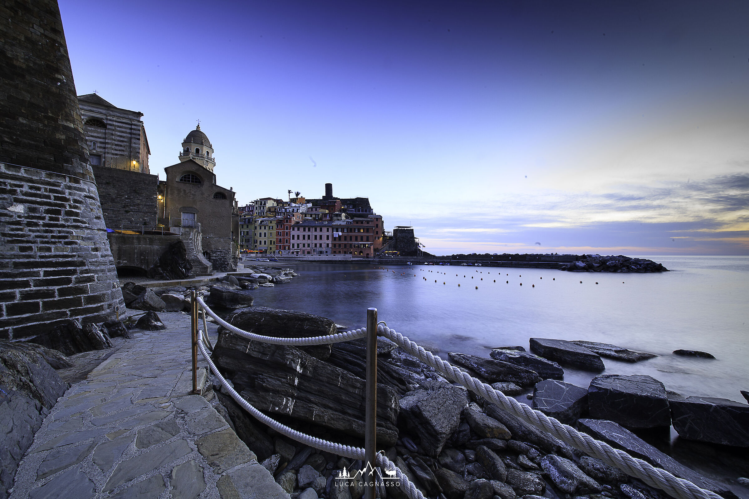 Vernazza at the blue hour