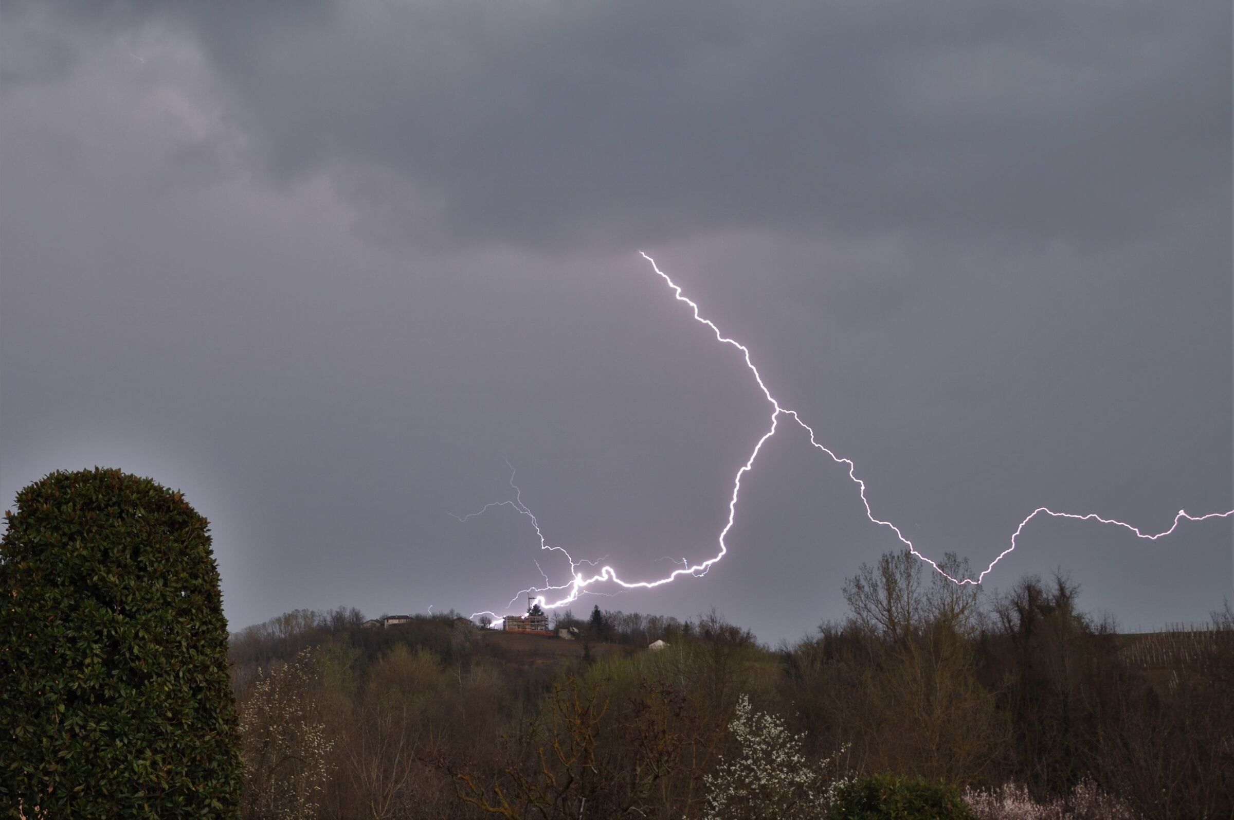 first lightning