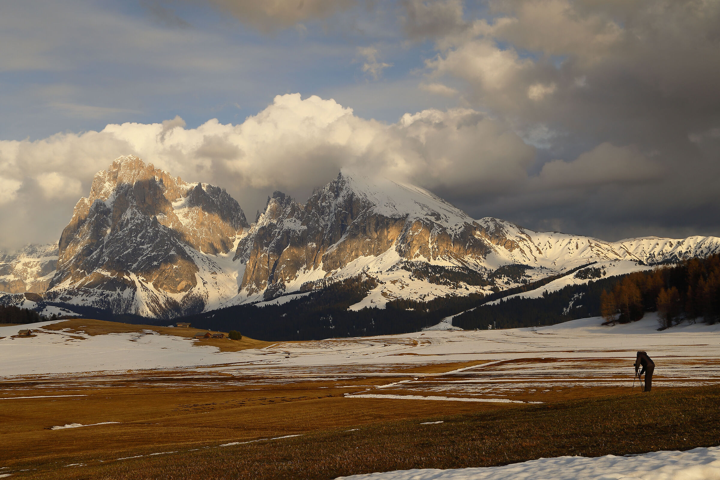 Sunset with photographer