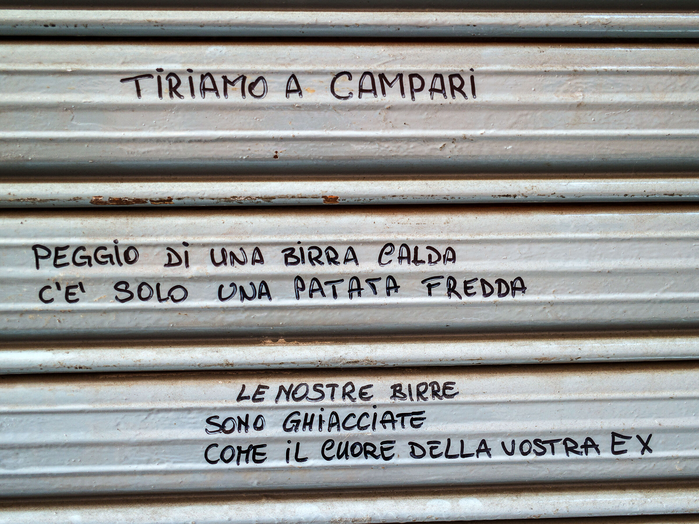 Let's pull to campari