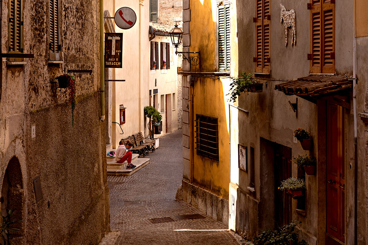 Pausa nel borgo