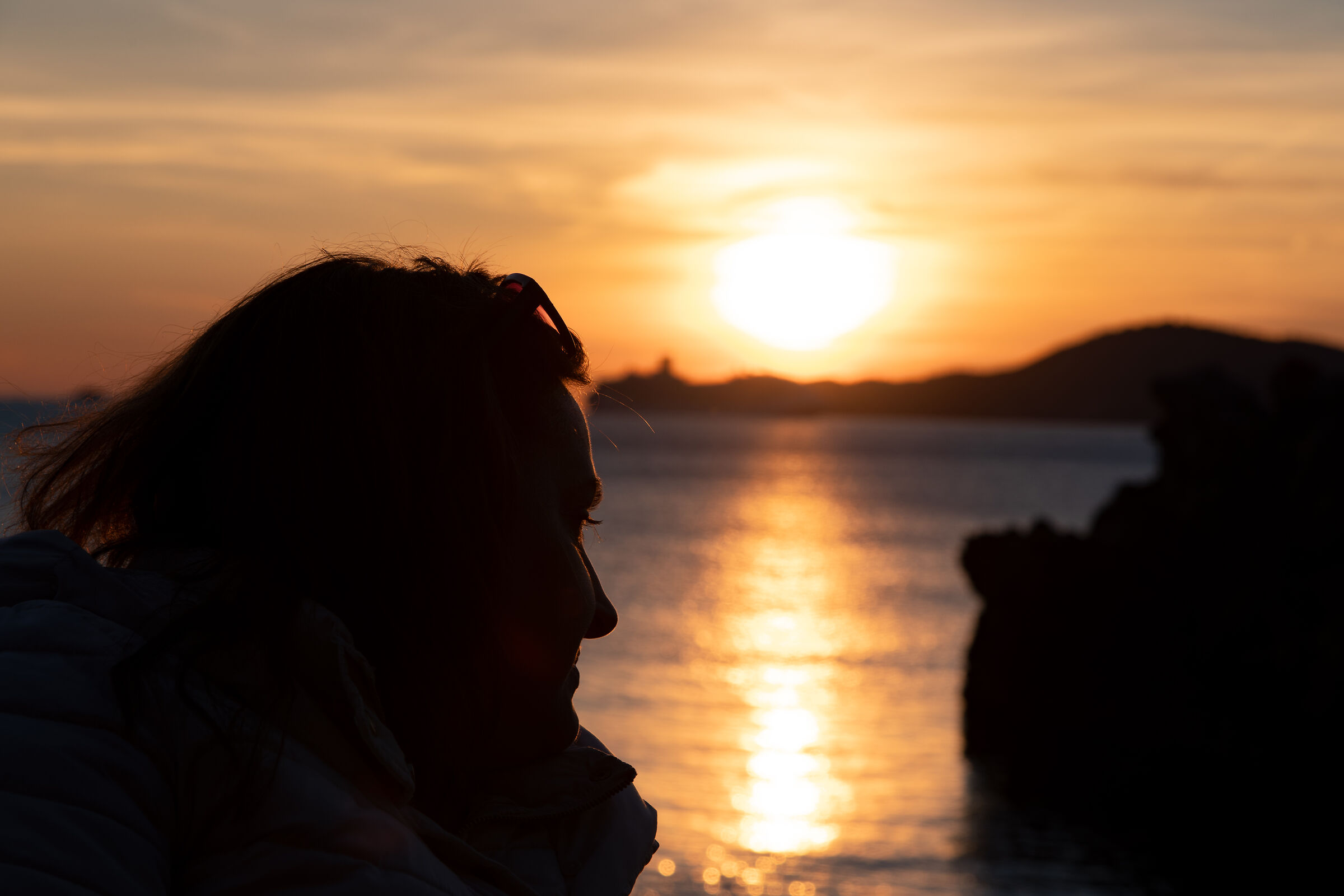 Silohuette at sunset