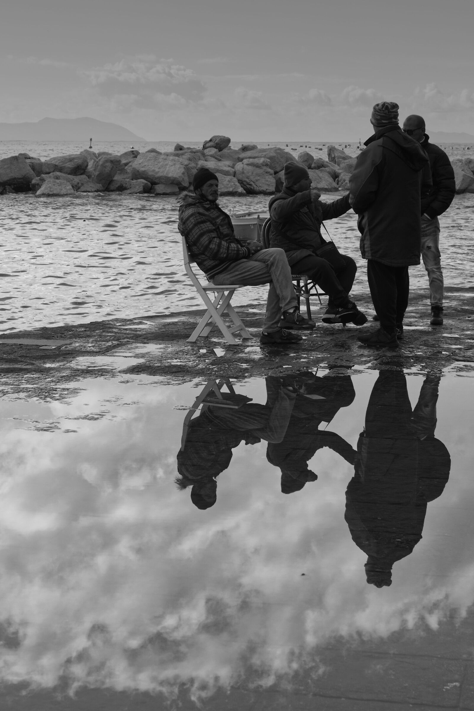 Chatter between fishermen