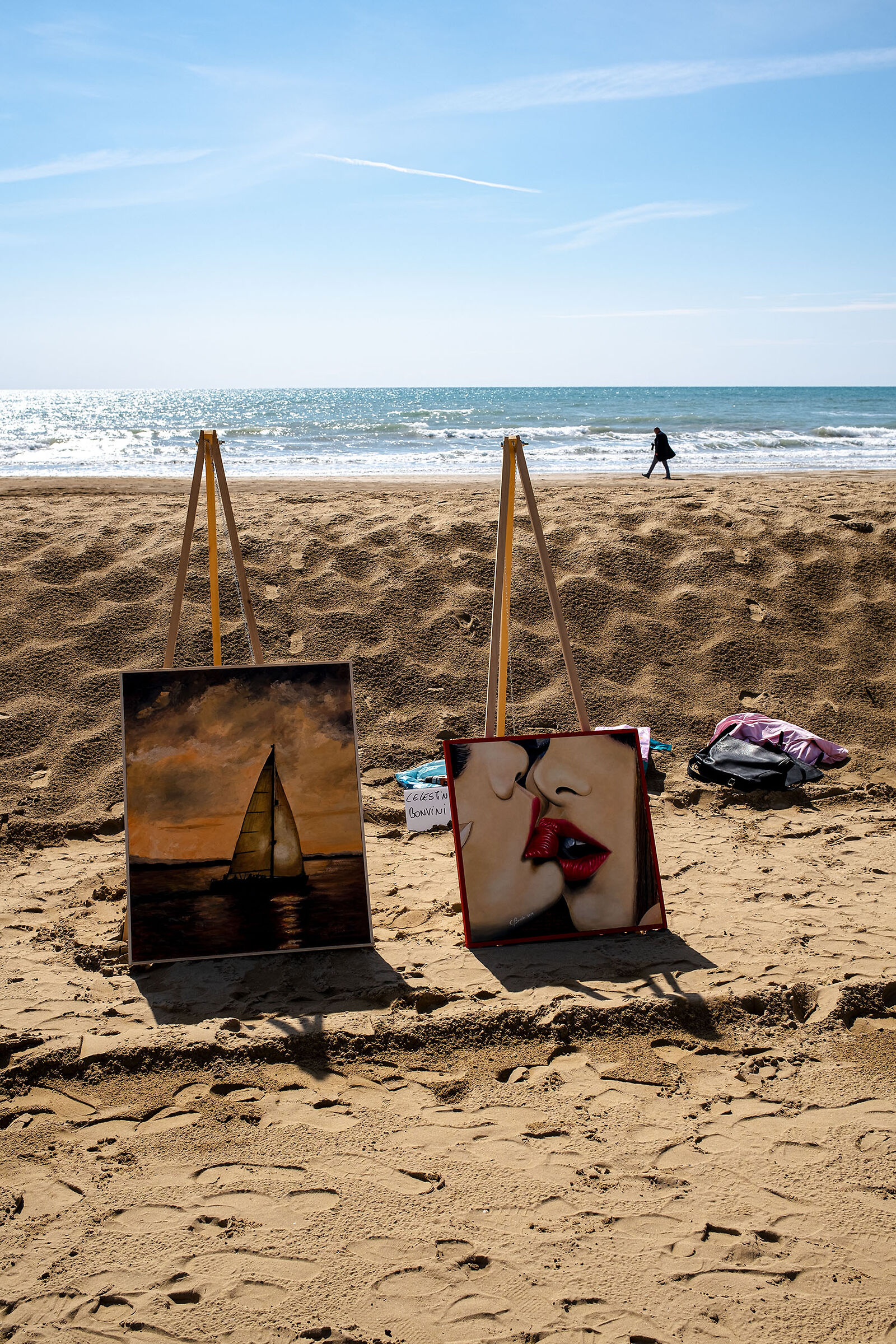 Art on the beach