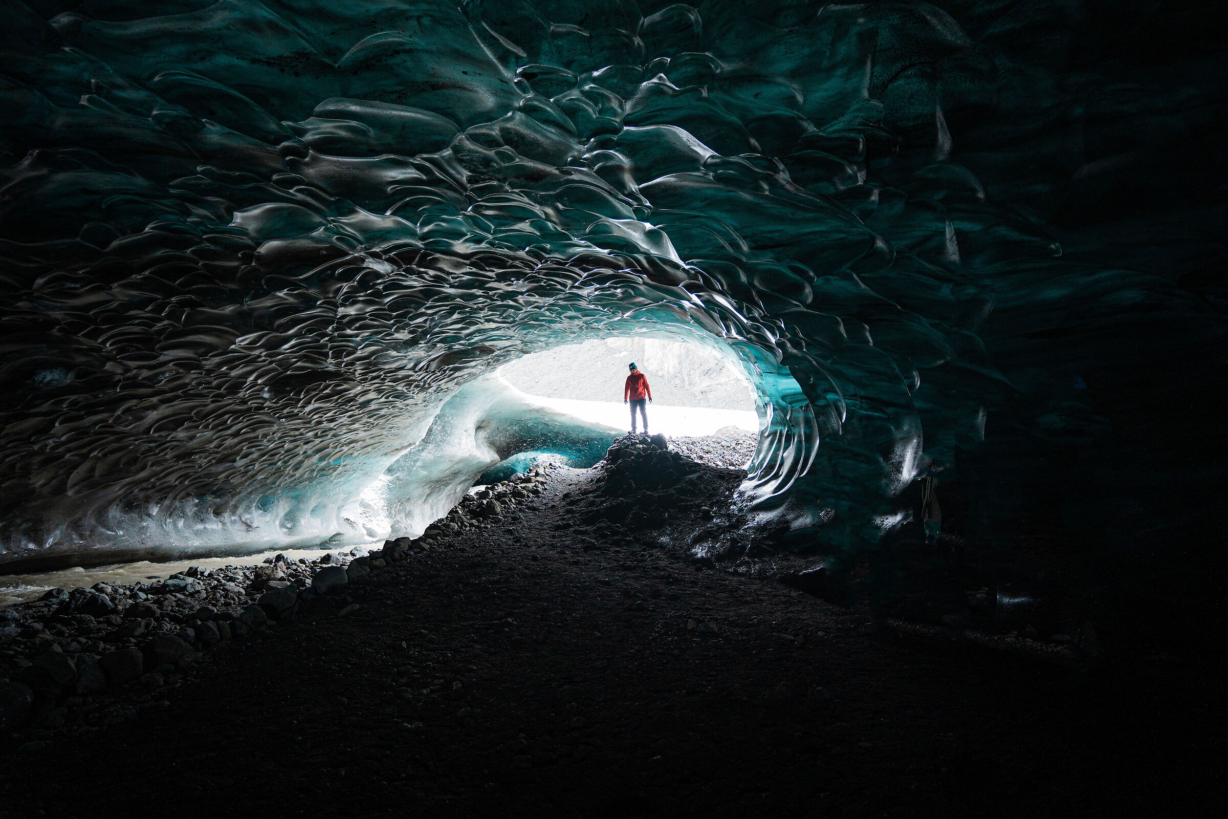 Nell'occhio del ghiacciaio