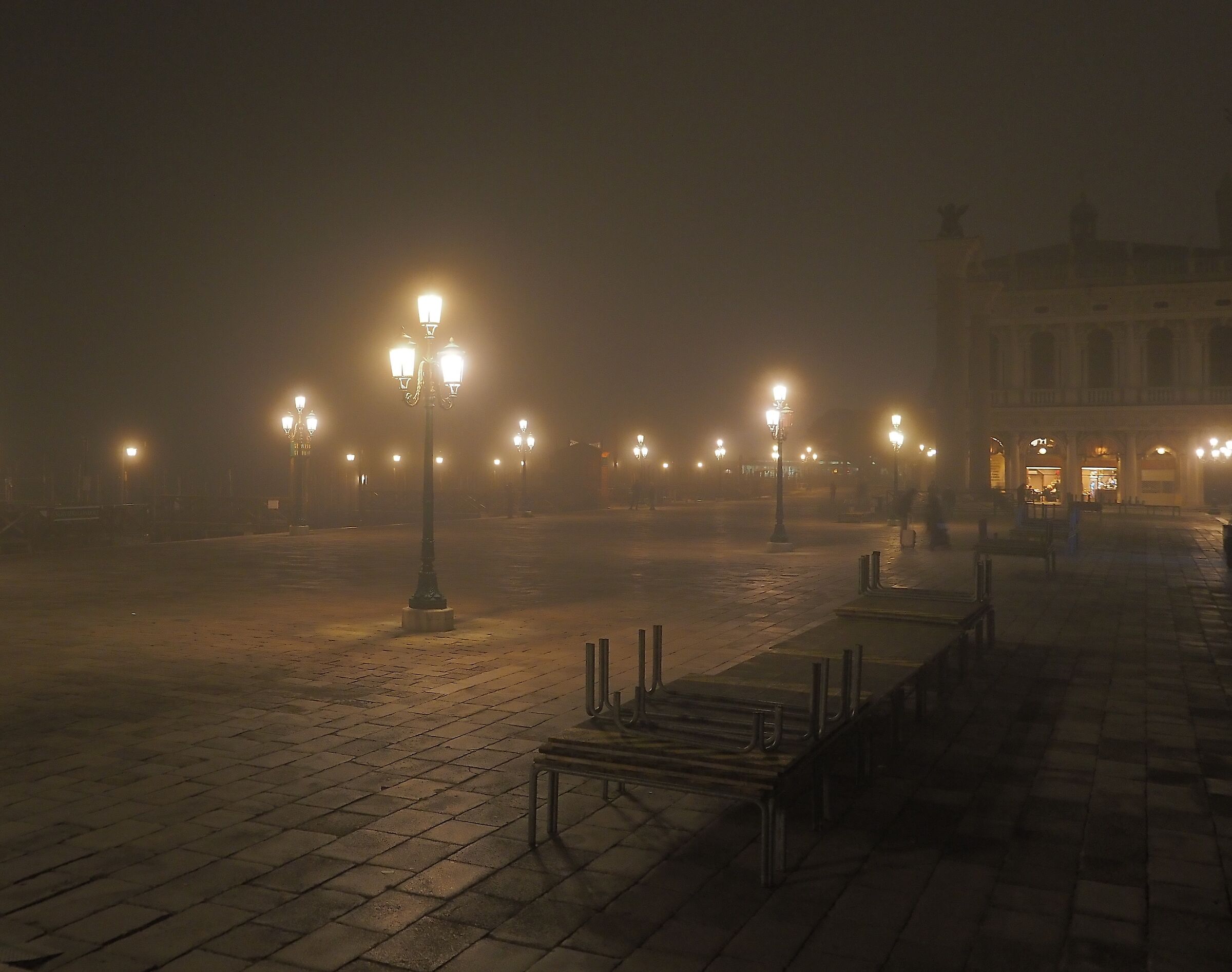 Venice in the fog