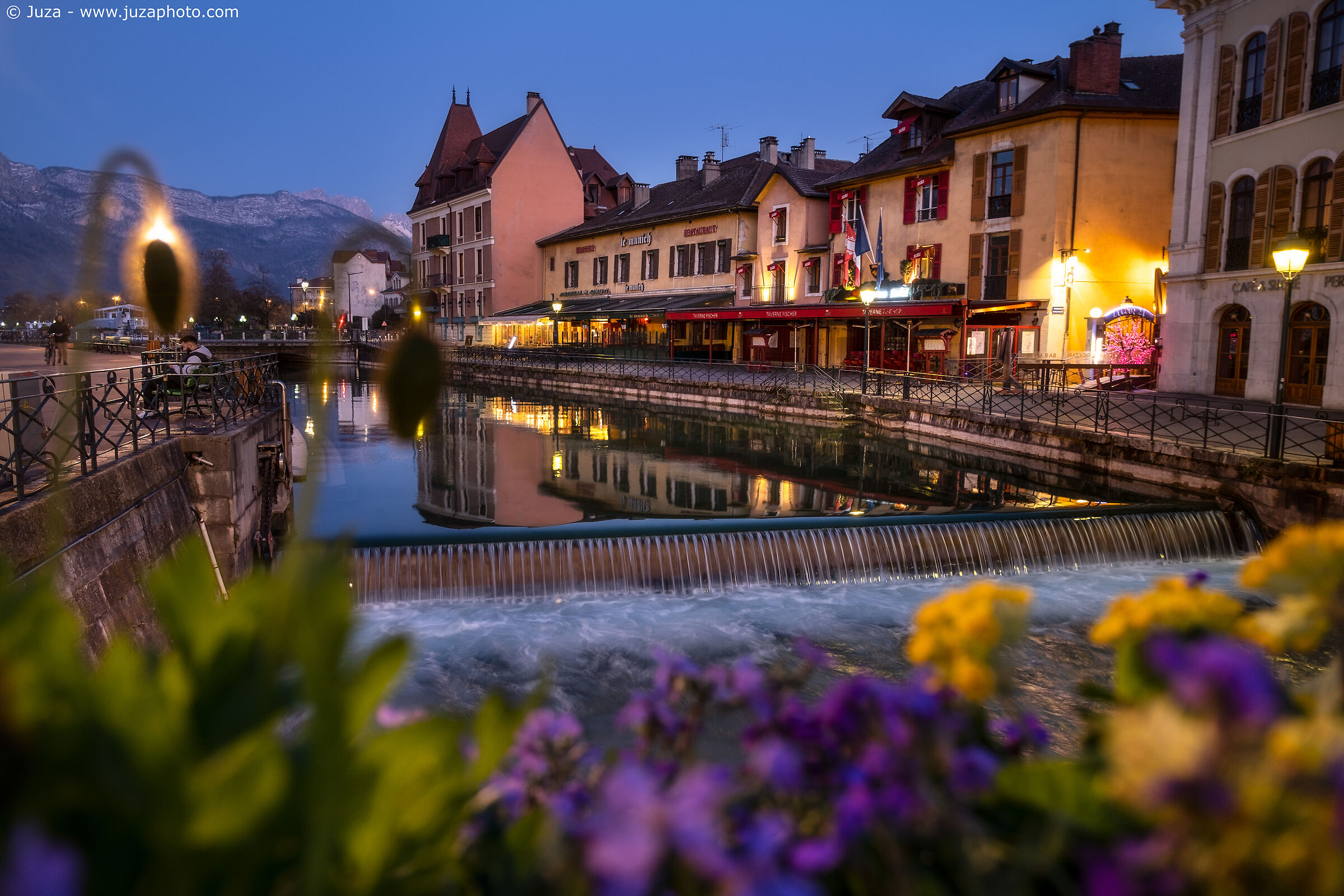 Annecy among the flowers