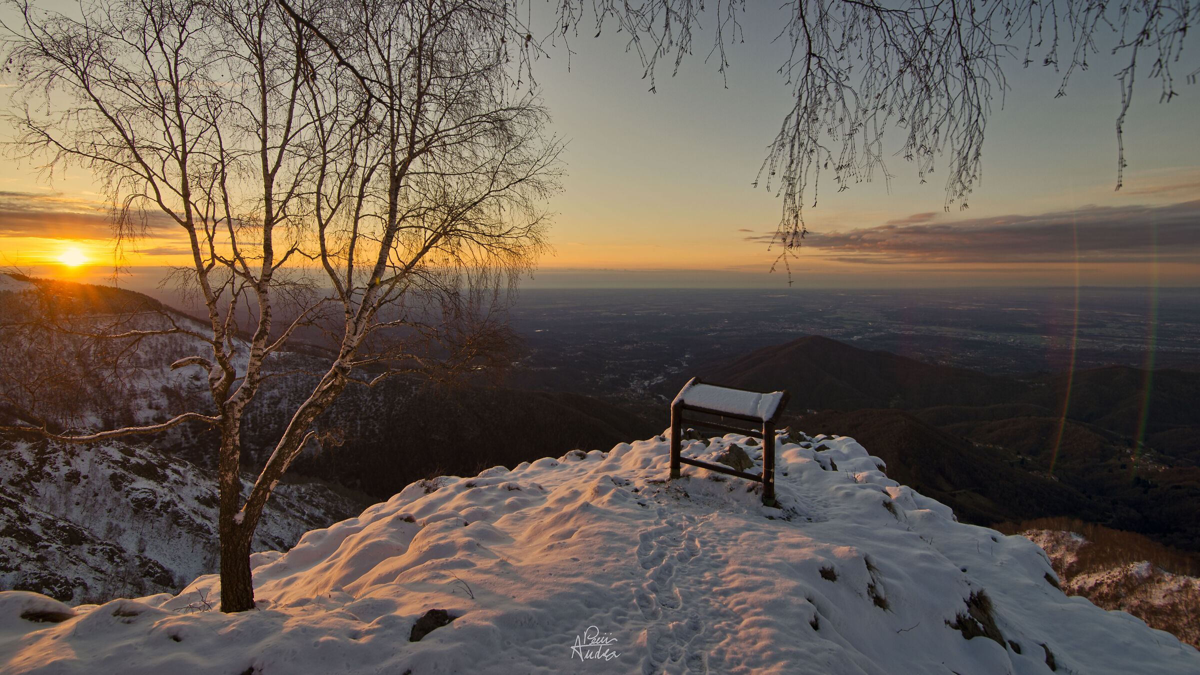 Poggio Cossato innevato