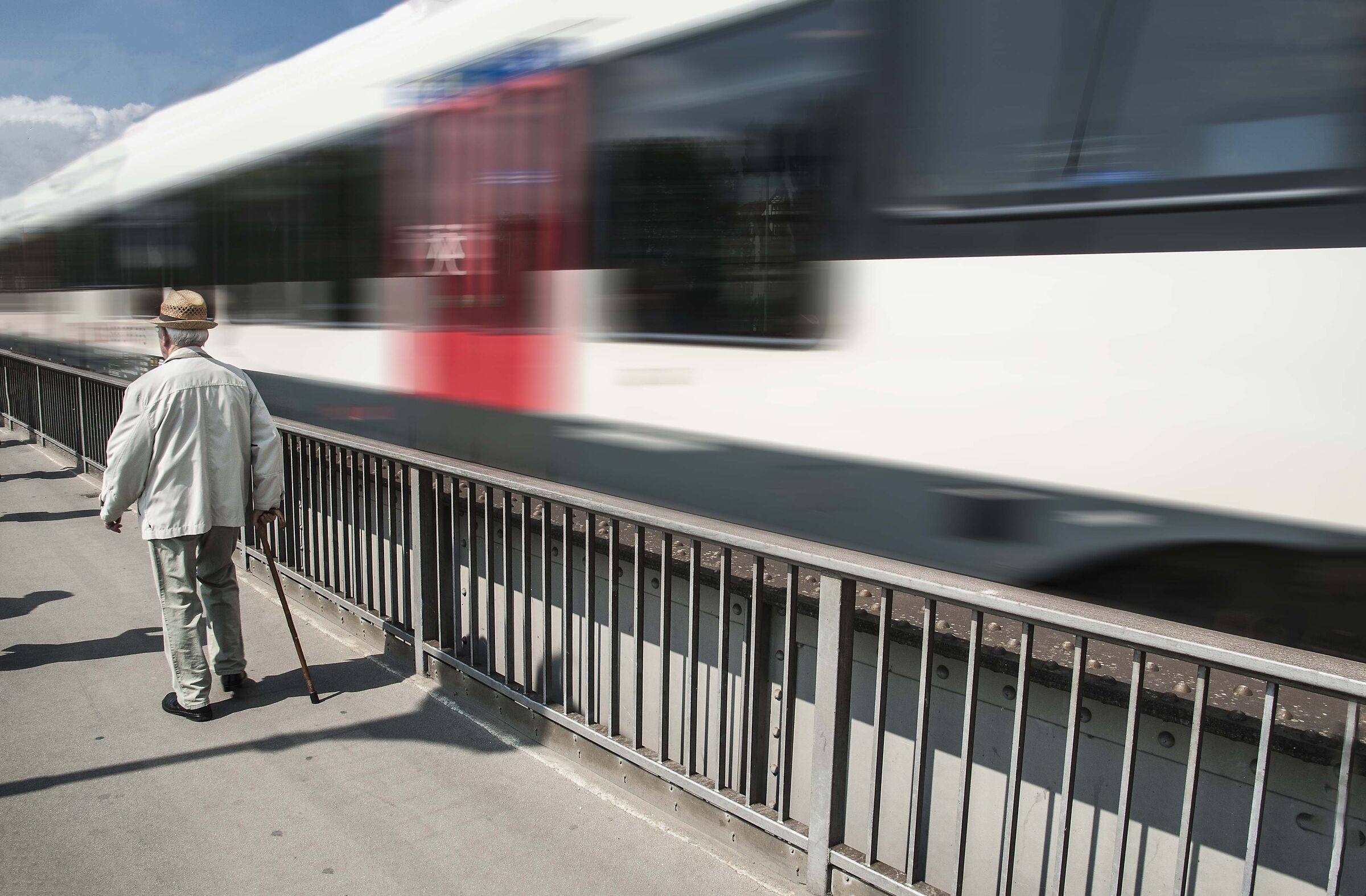 the man and the train