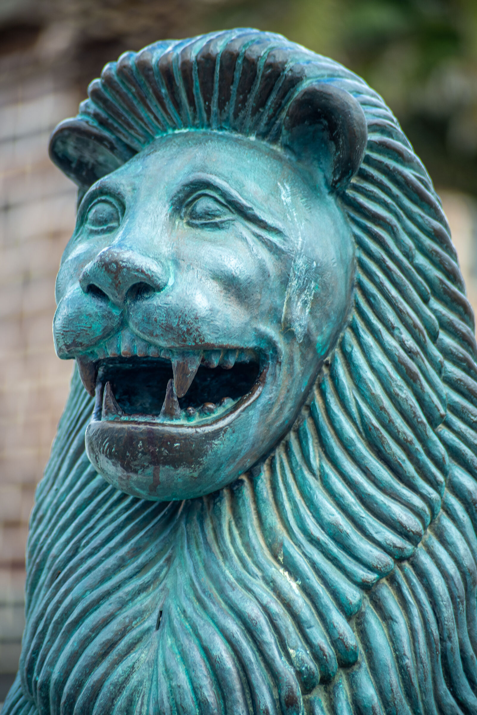 lion statue in Teguise