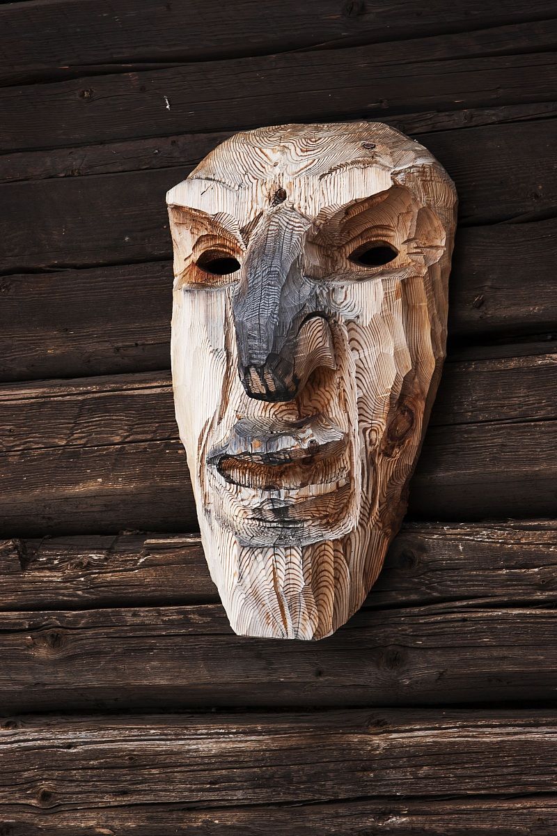 le sculture  Sauris di sopra