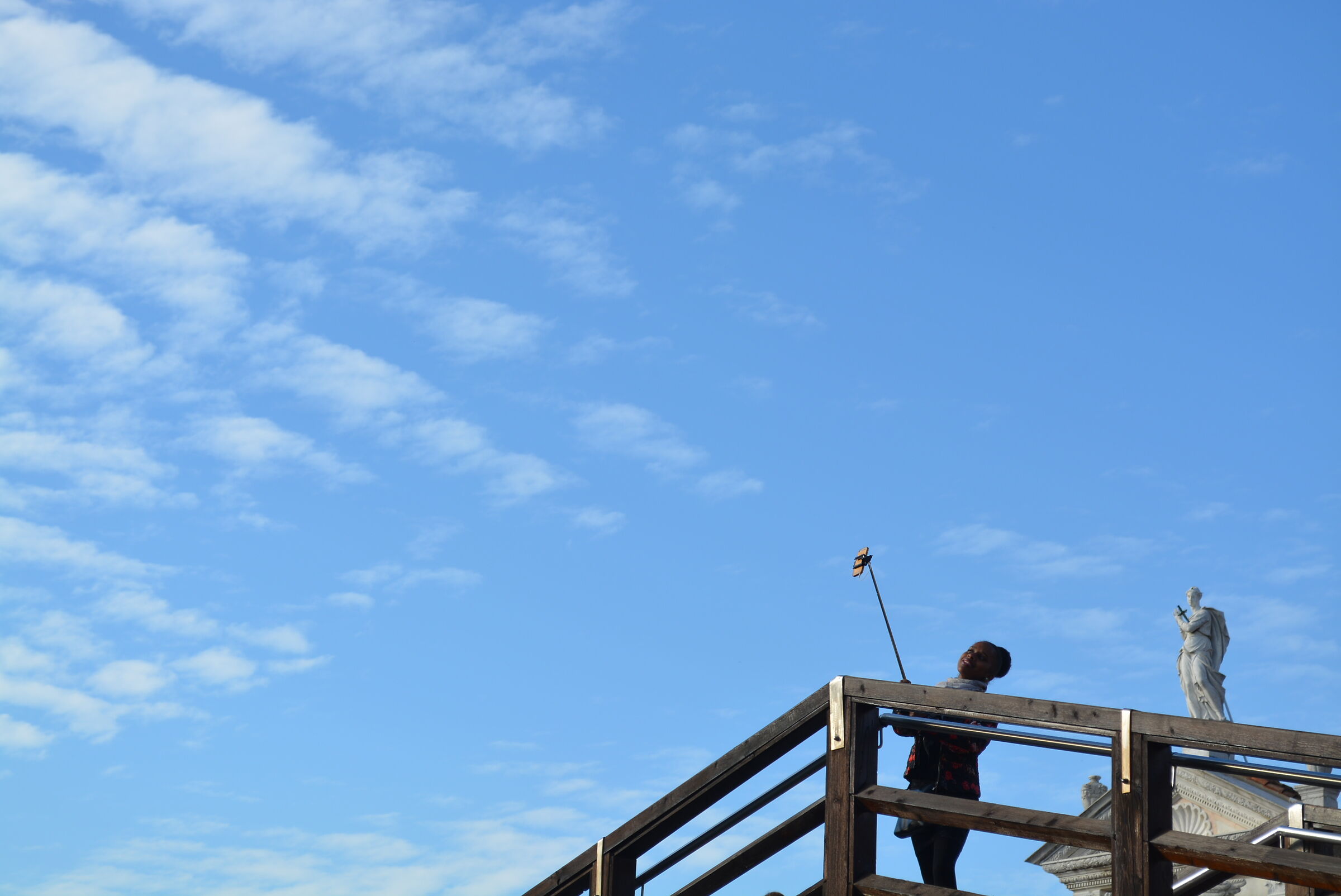 Autoscatto sul ponte