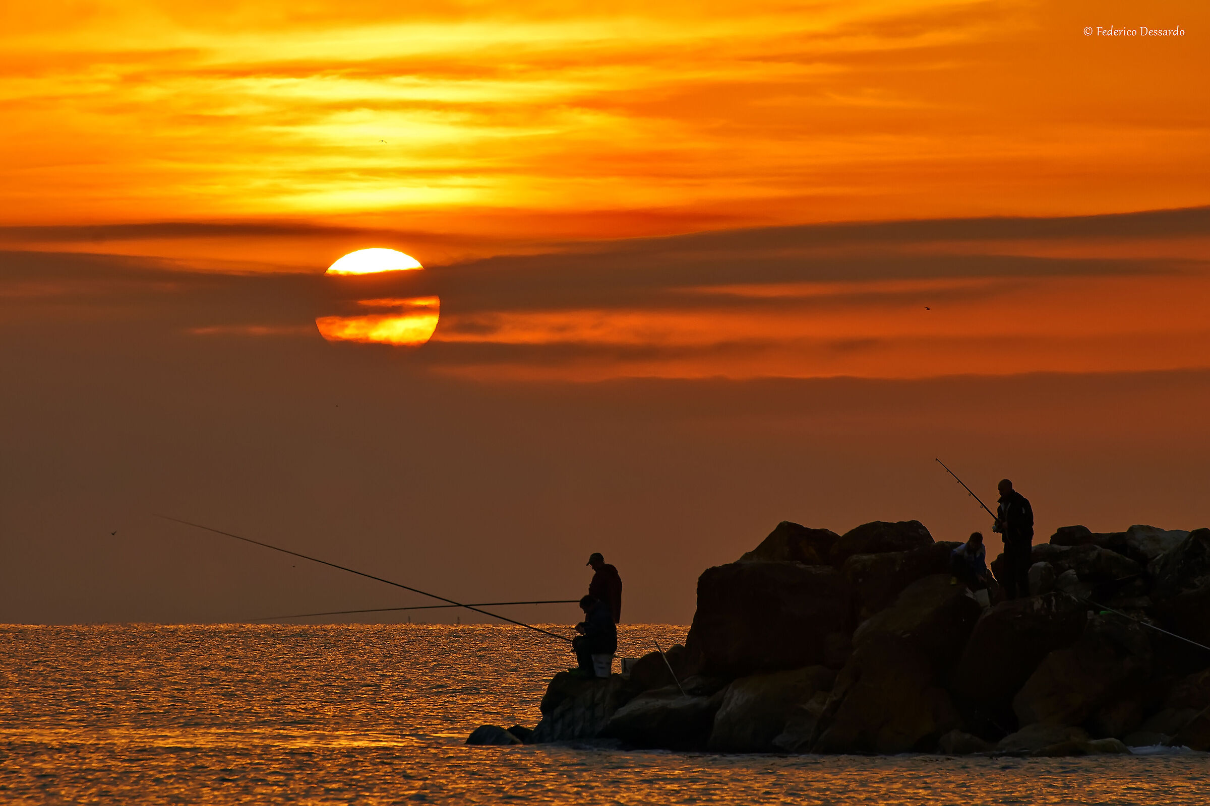 Pescatori all'alba
