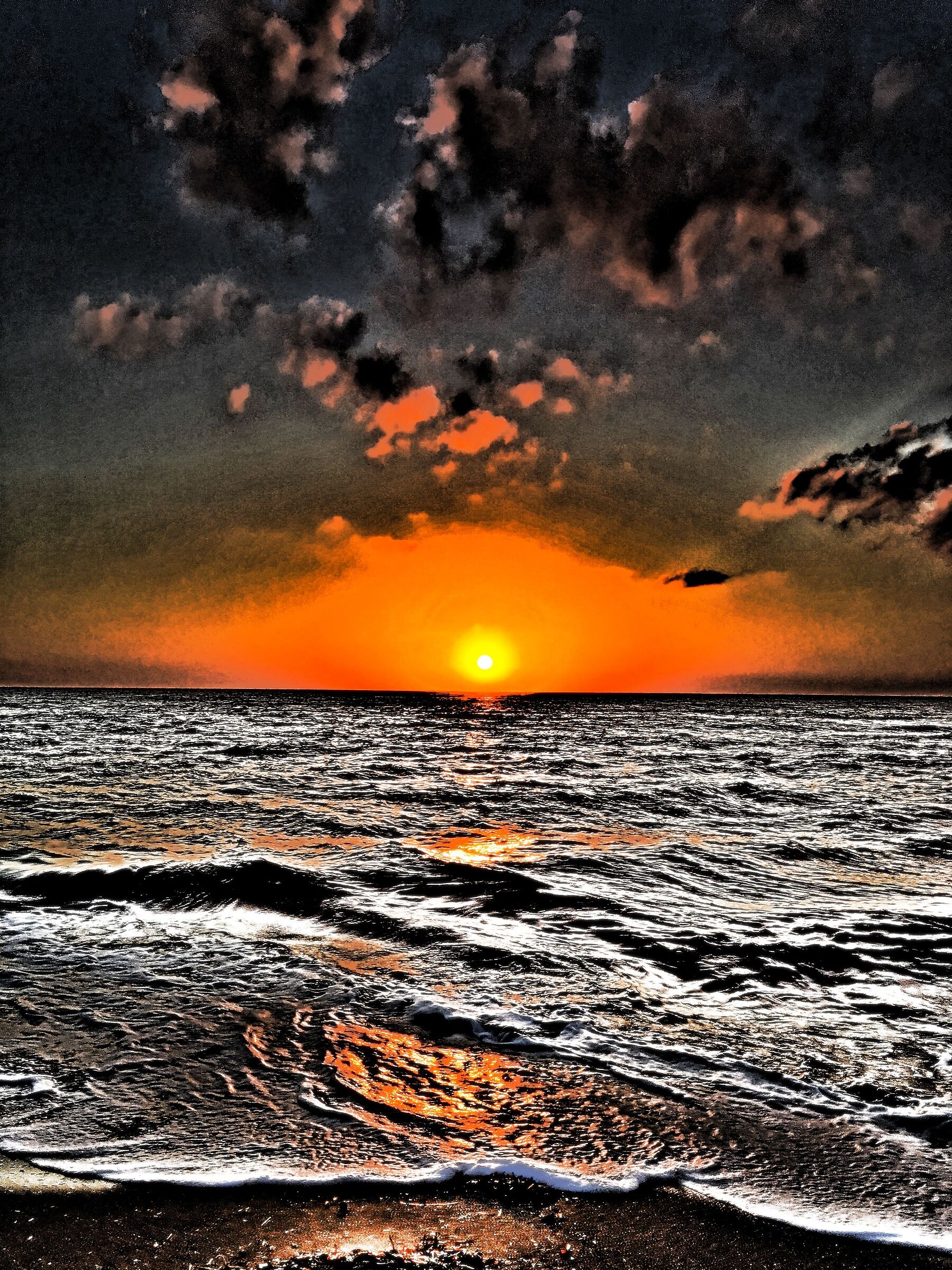 Extraterrestrial sunset