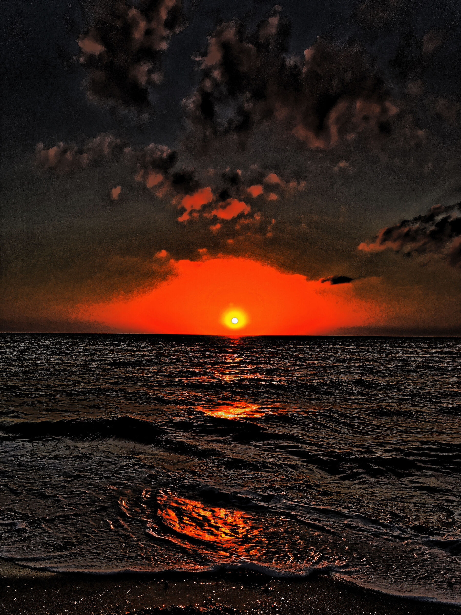 Extraterrestrial sunset