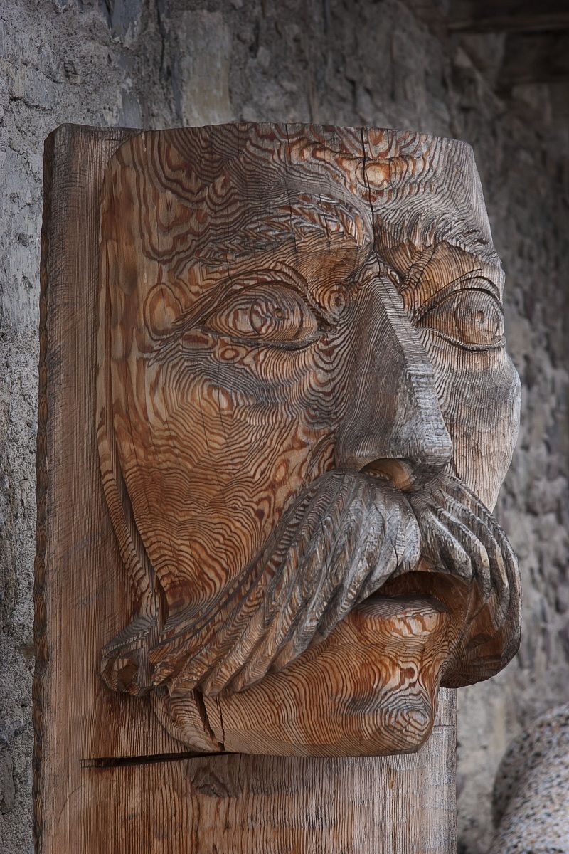 le sculture  Sauris di sopra